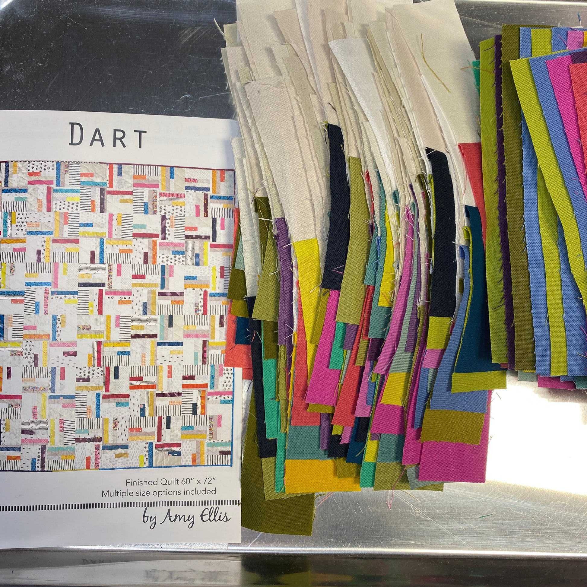 PDF quilt pattern with directional movement – Dart pattern