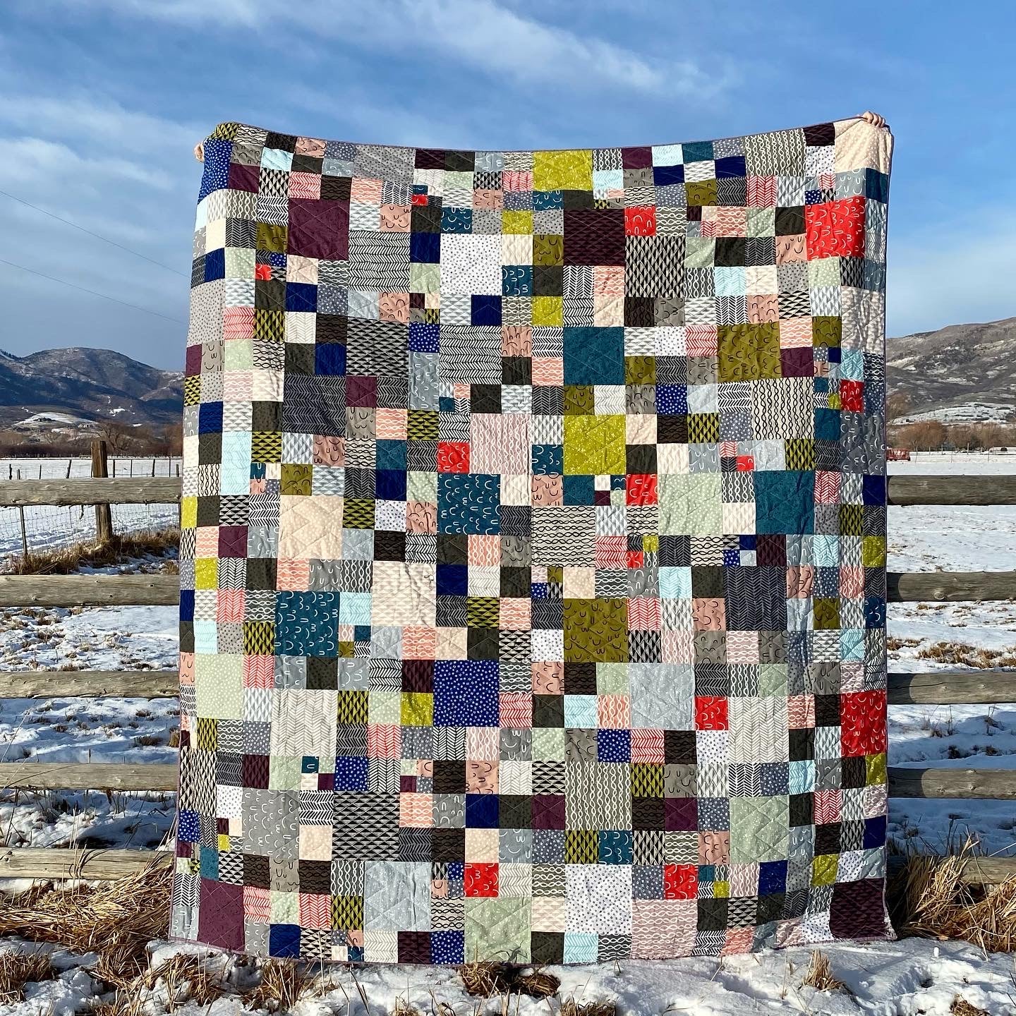 Talk of the Town quilt pattern by Amy Ellis – modern patchwork design