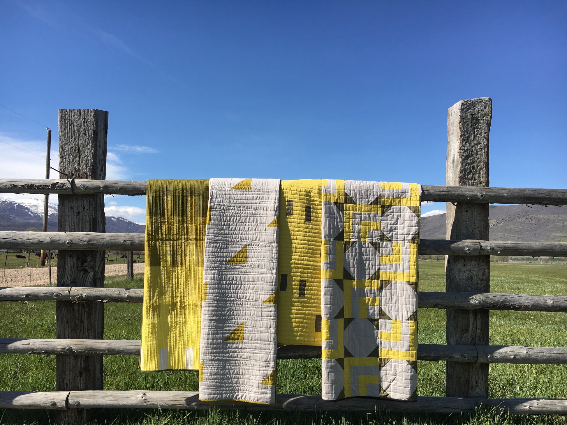 Collection of five beginner-friendly quilt patterns by Amy Ellis
