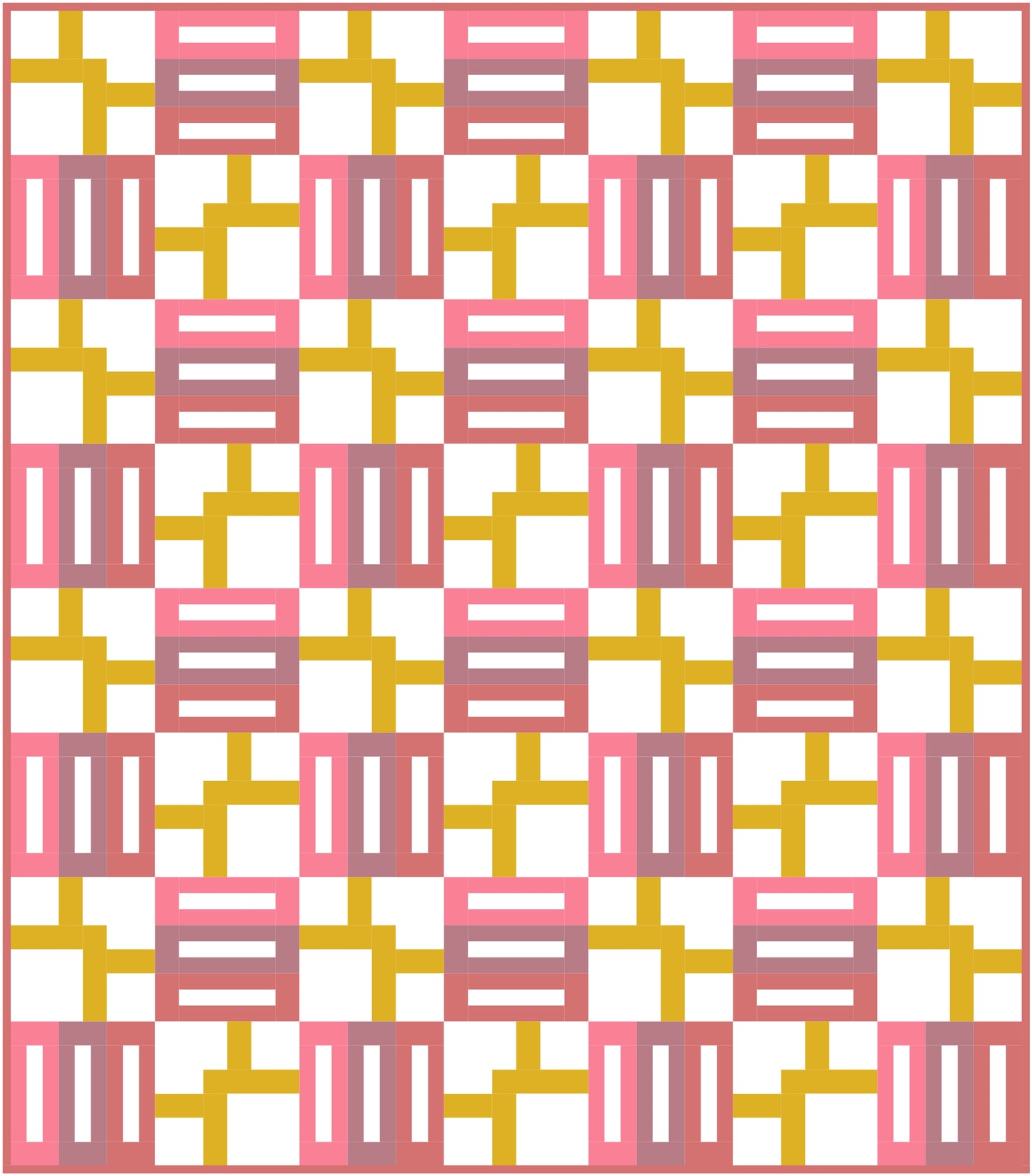 Bolts Quilt Block Pattern