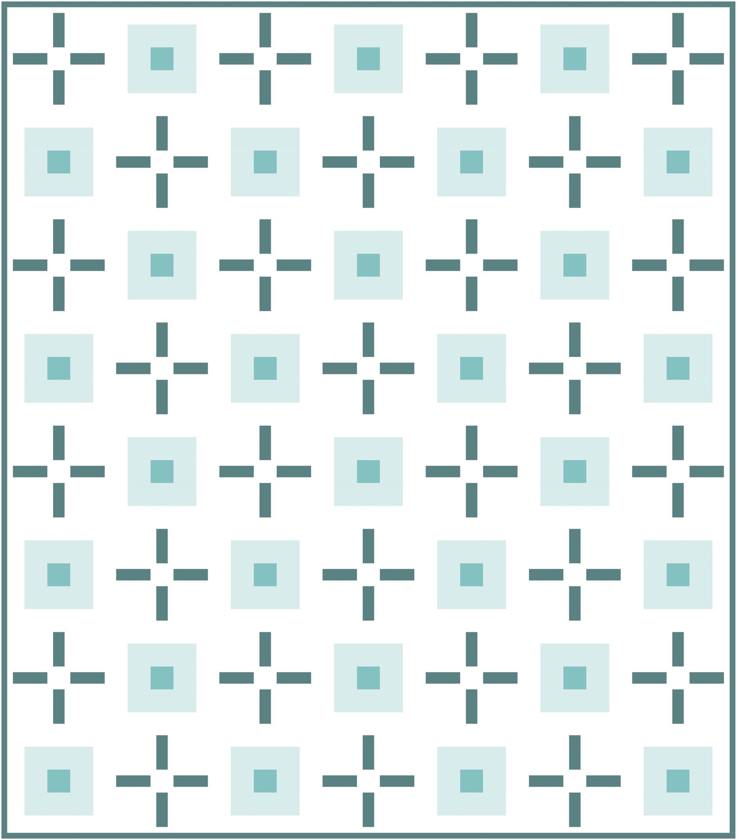 Centered Quilt Block Pattern