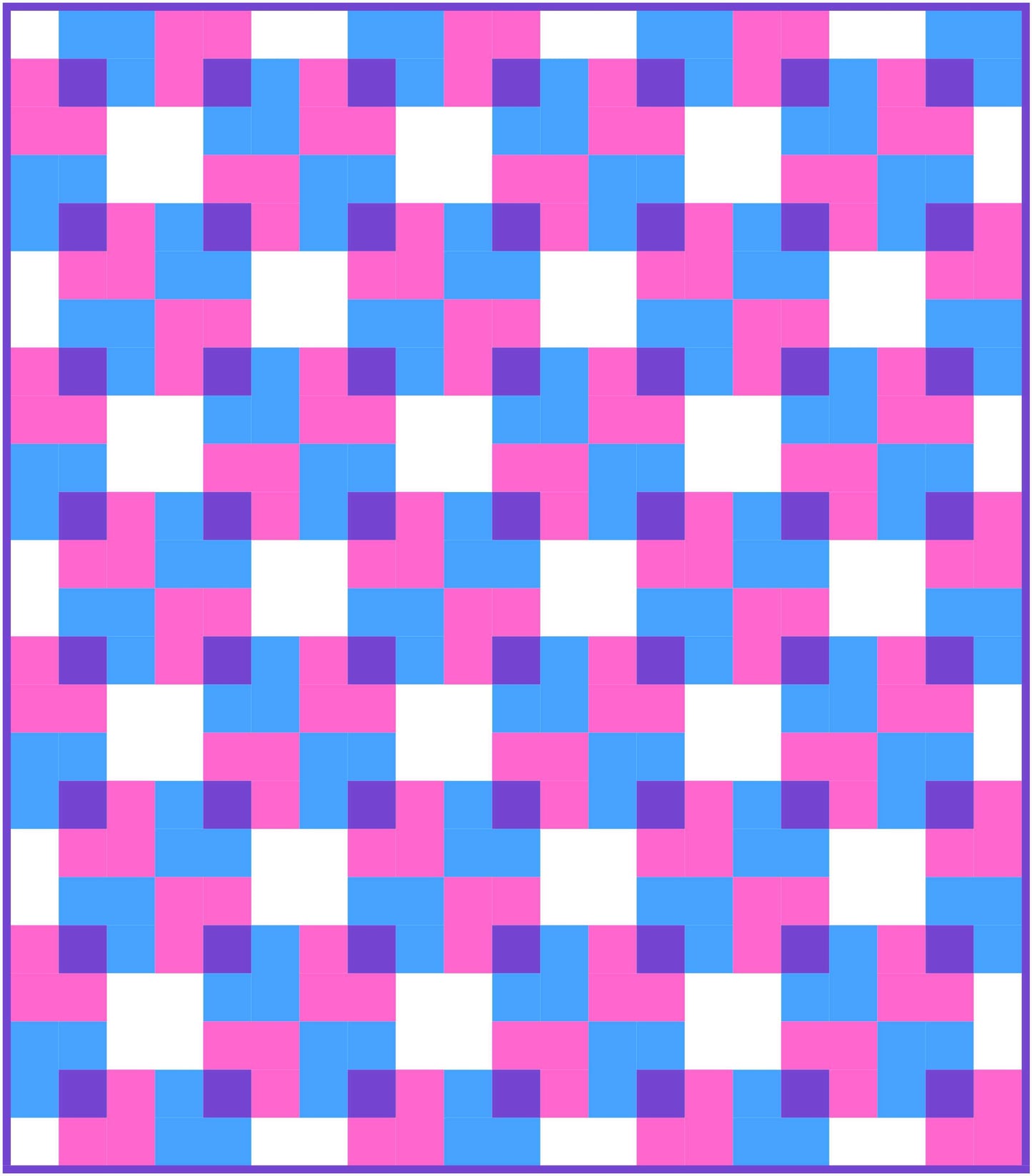 Compound Quilt Block Pattern