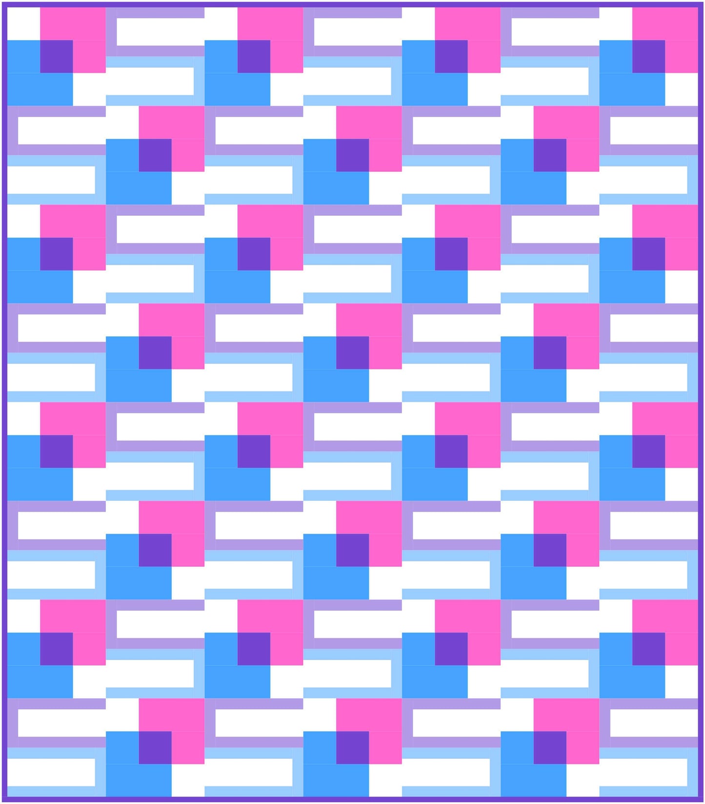 Compound Quilt Block Pattern