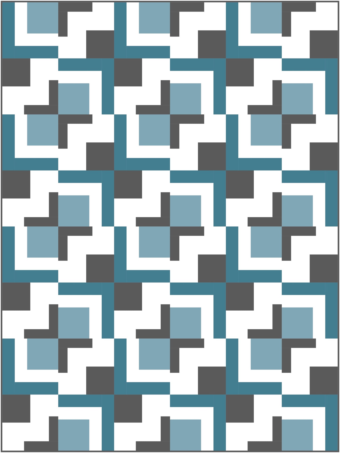 Corner Lot Quilt Block Pattern
