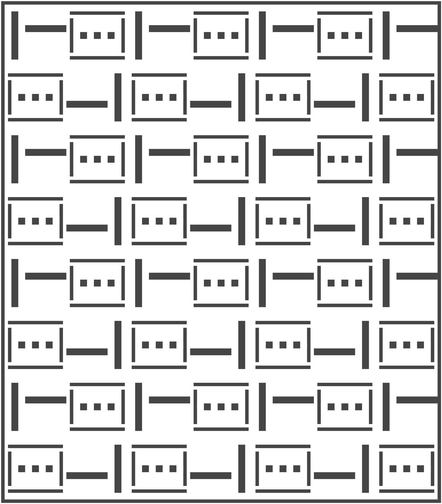 Dash Quilt Block Pattern