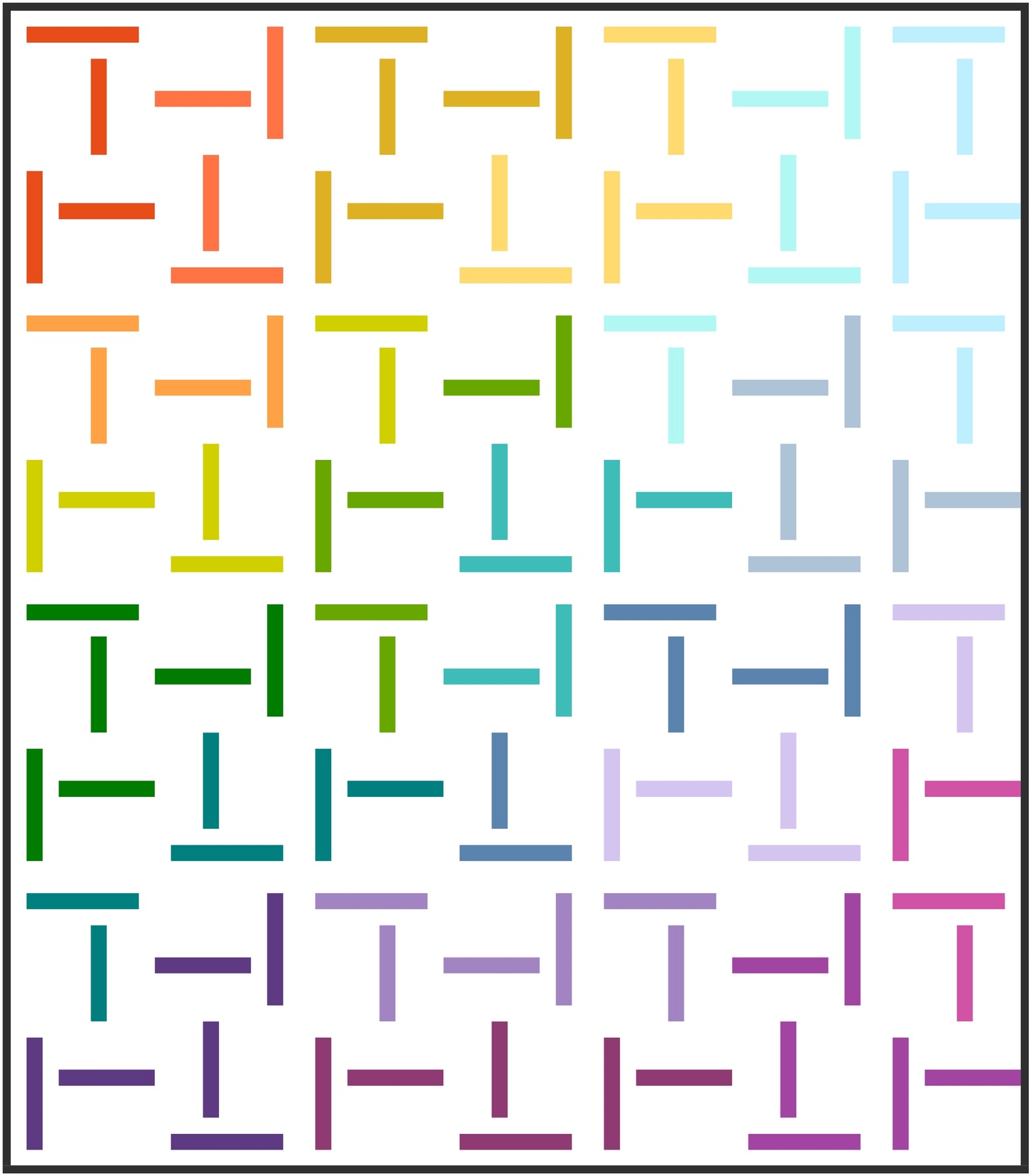 Dash Quilt Block Pattern