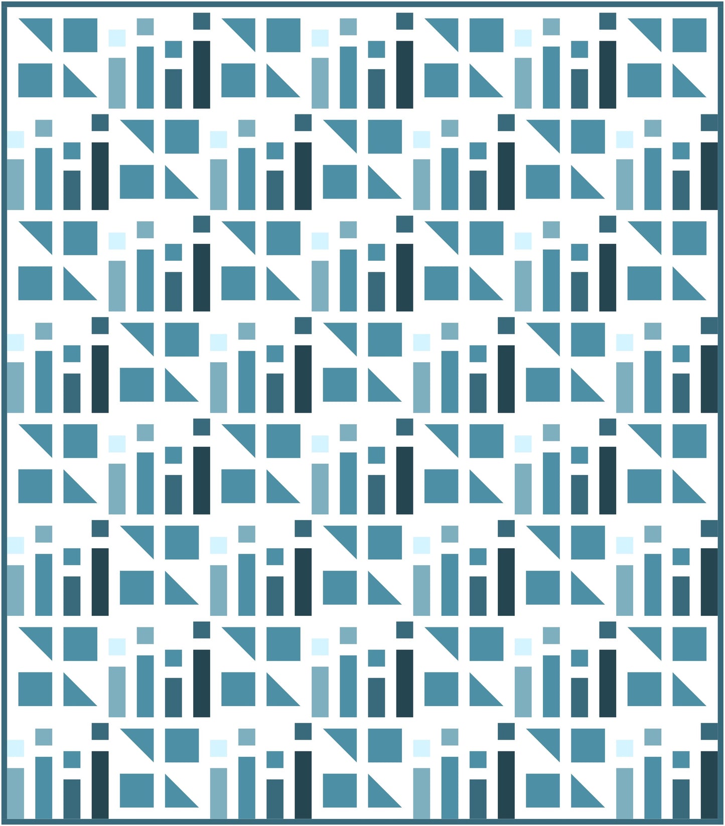 Data Quilt Block Pattern