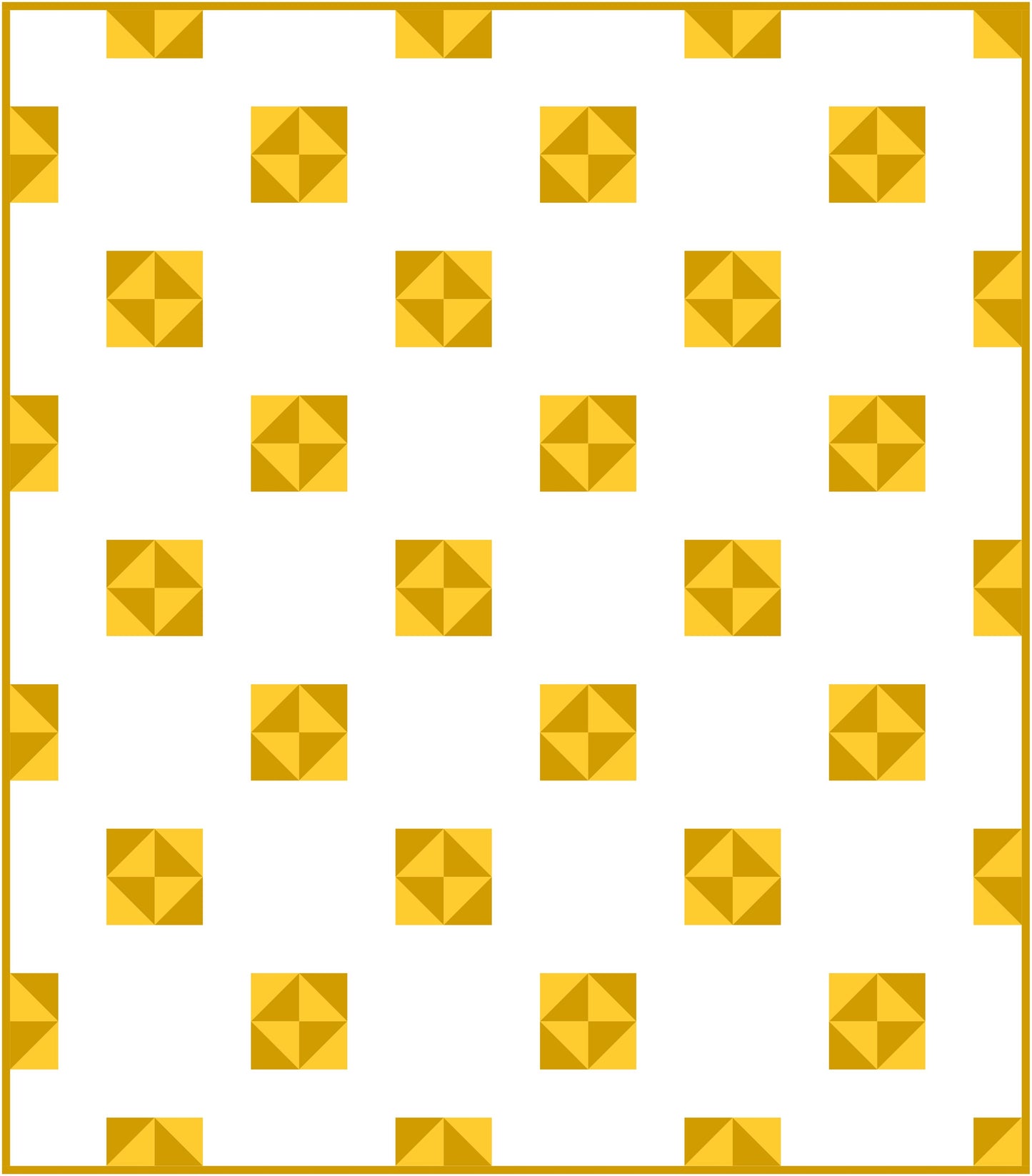 Double Time Quilt Block Pattern