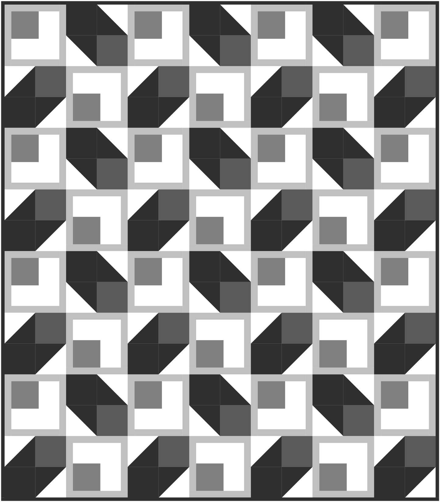 Dynamic Quilt Block Pattern