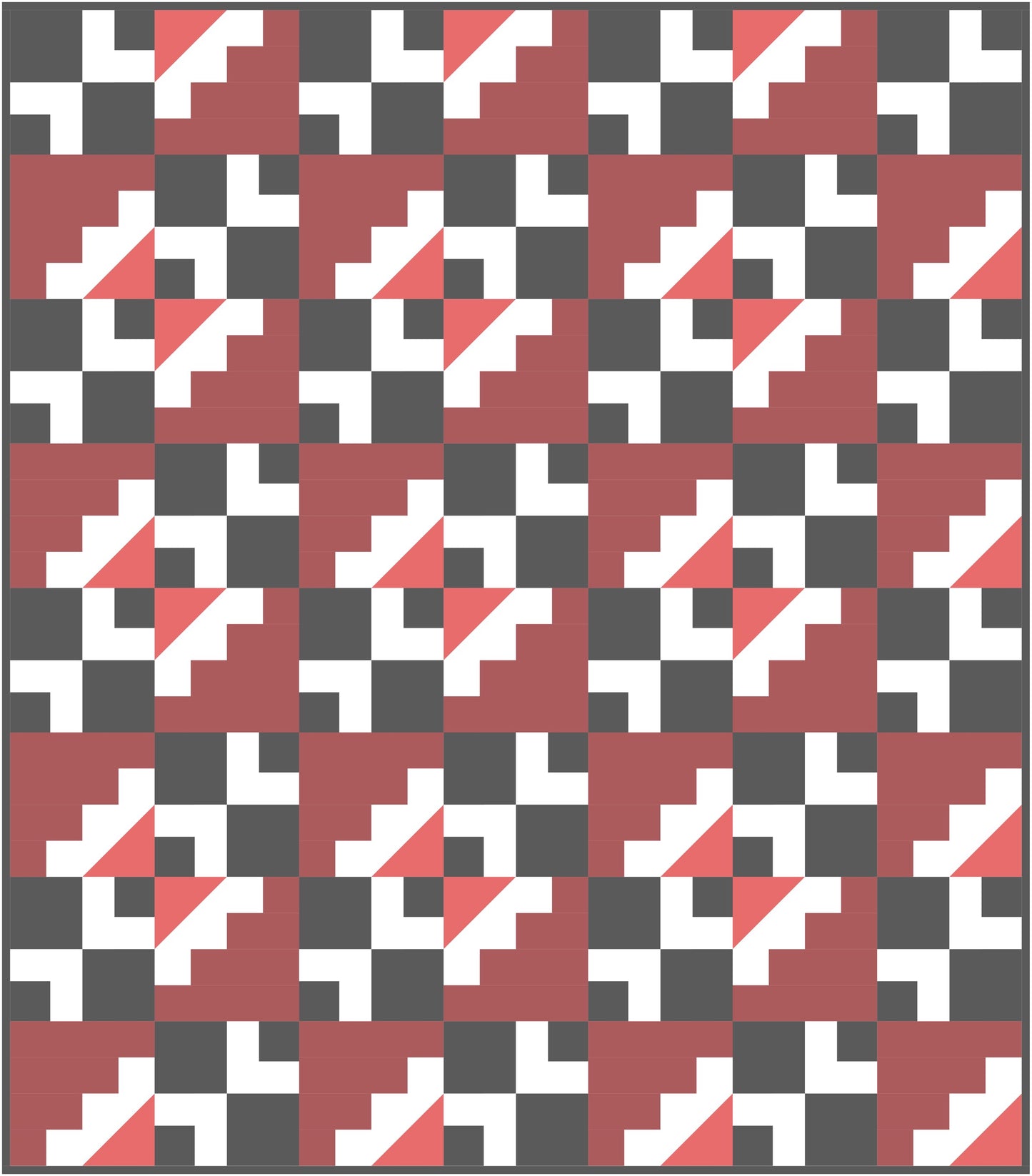 Four Corners Quilt Block Pattern