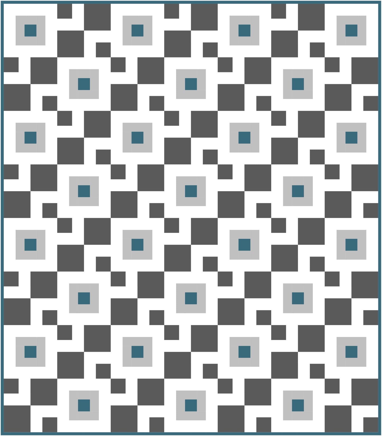 Four Corners Quilt Block Pattern