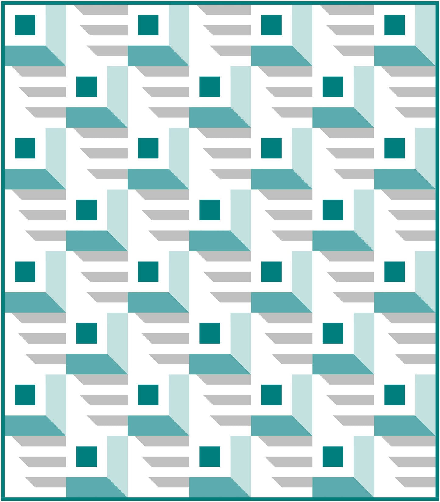 Growth Chart Quilt Block Pattern