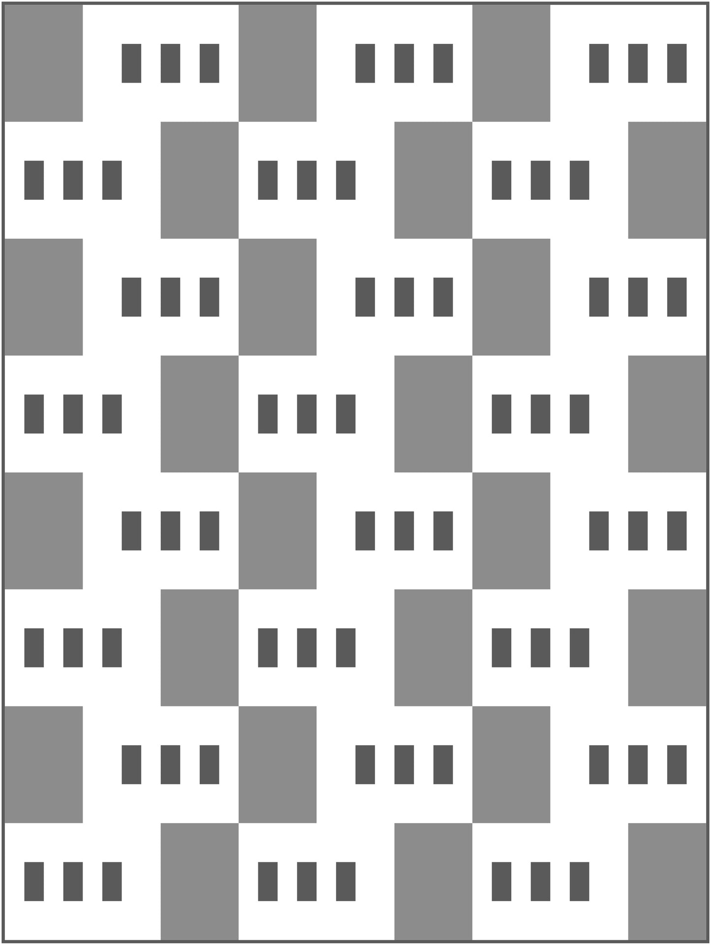 Half Full Quilt Block Pattern