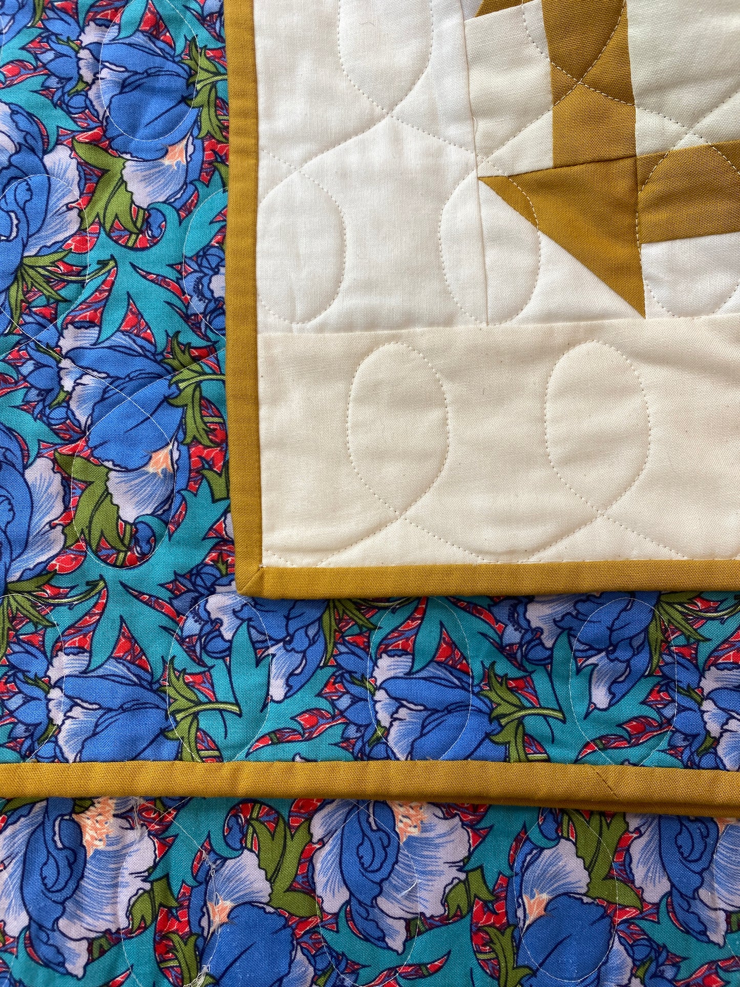Modern patchwork quilt by Amy Ellis – Churn Dash pattern