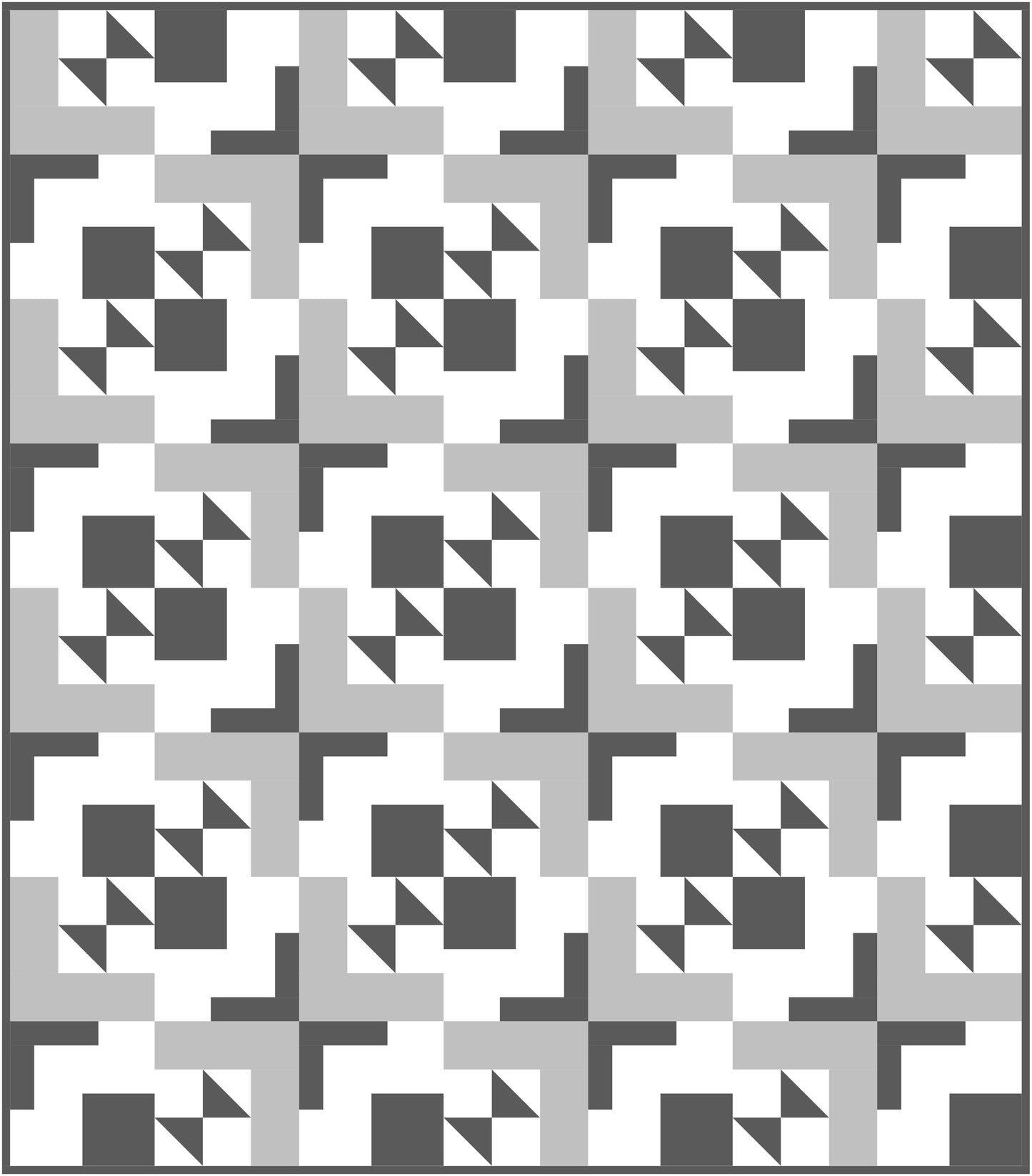 In Flight Quilt Block Pattern