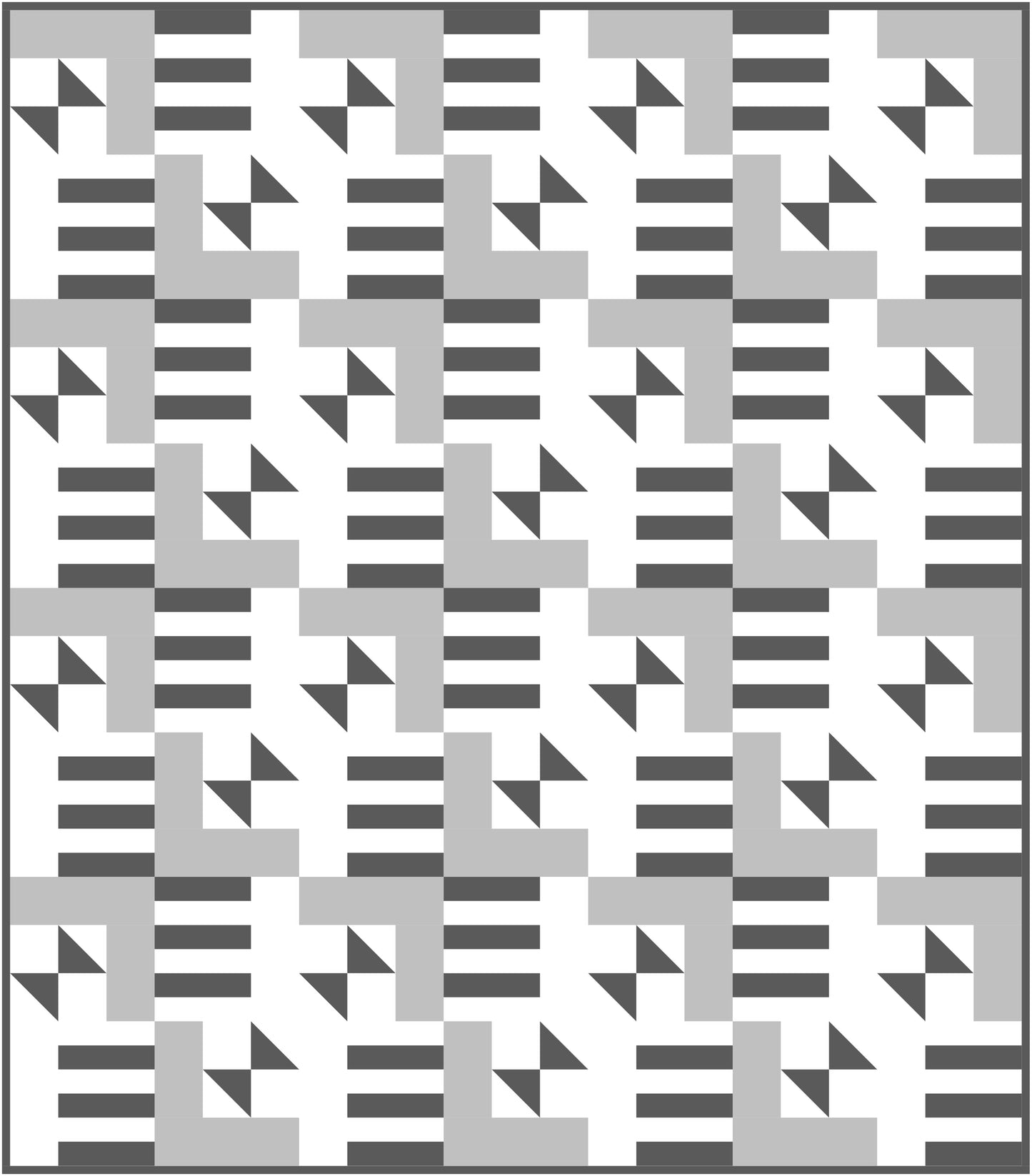 In Flight Quilt Block Pattern