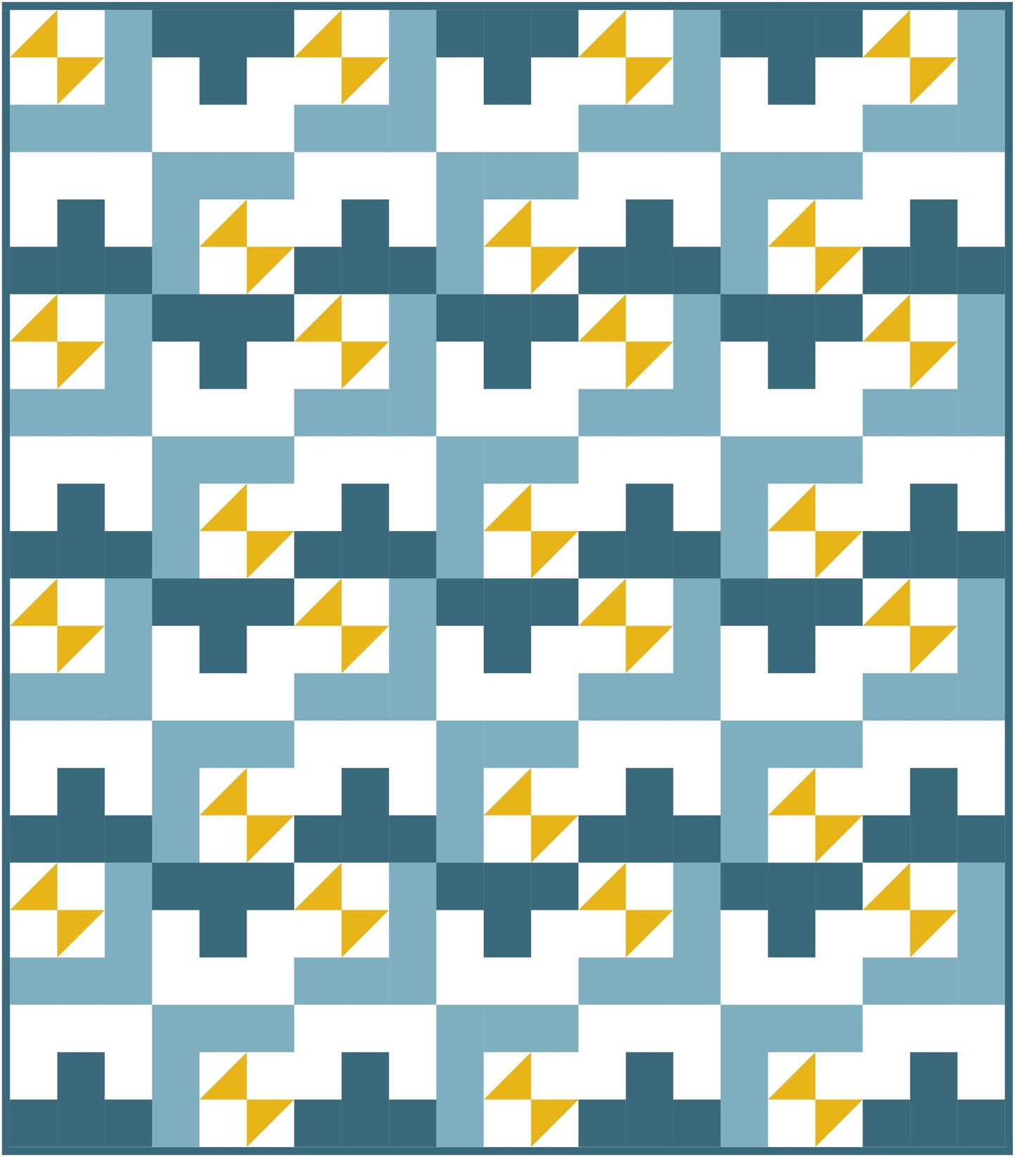 In Flight Quilt Block Pattern