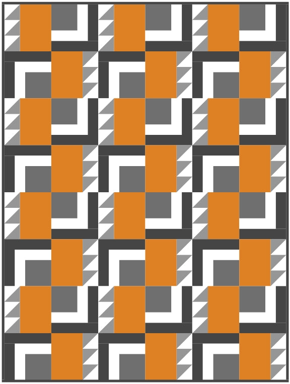 Key Cabin Quilt Block Pattern
