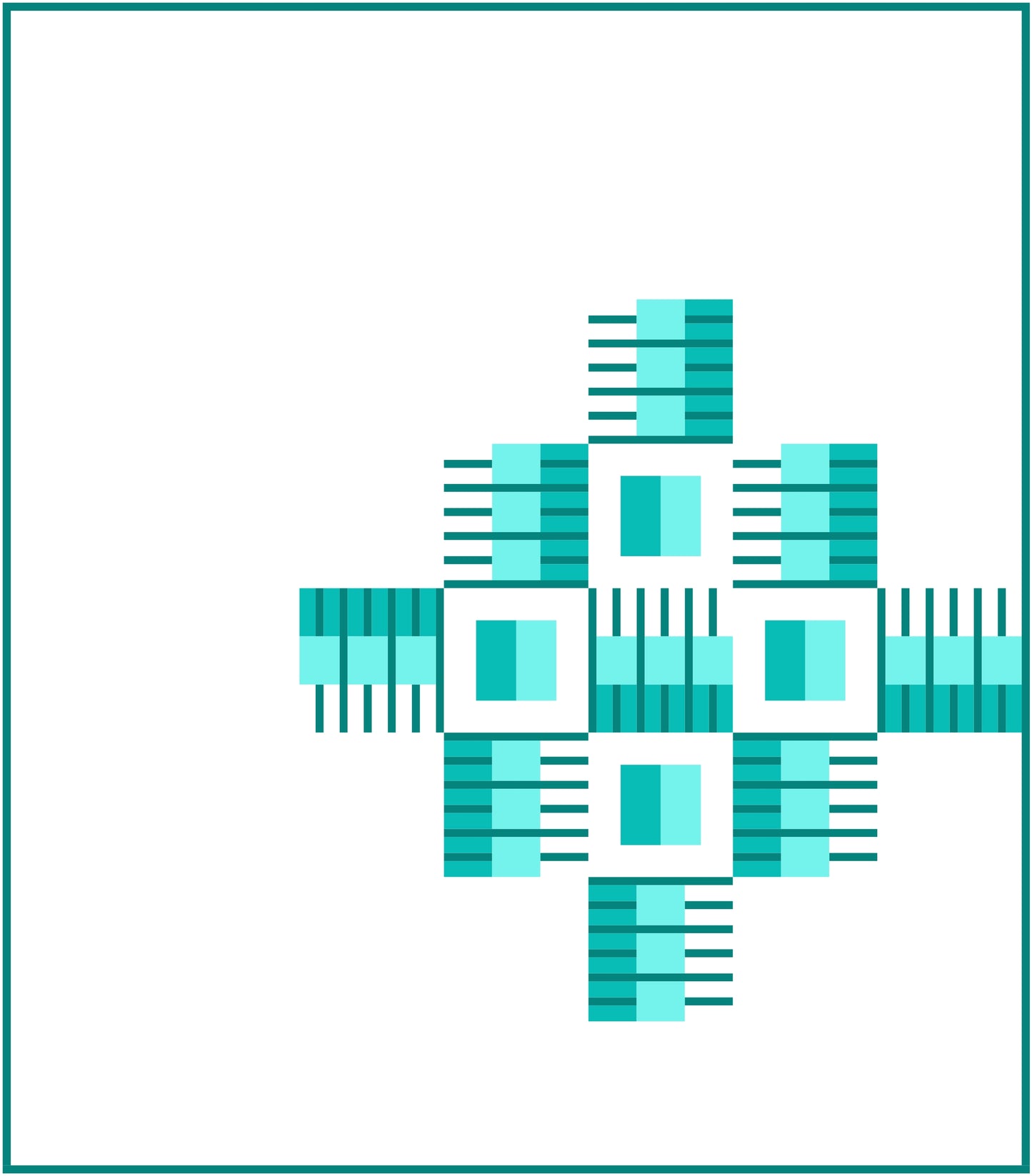 Linework Quilt Block Pattern