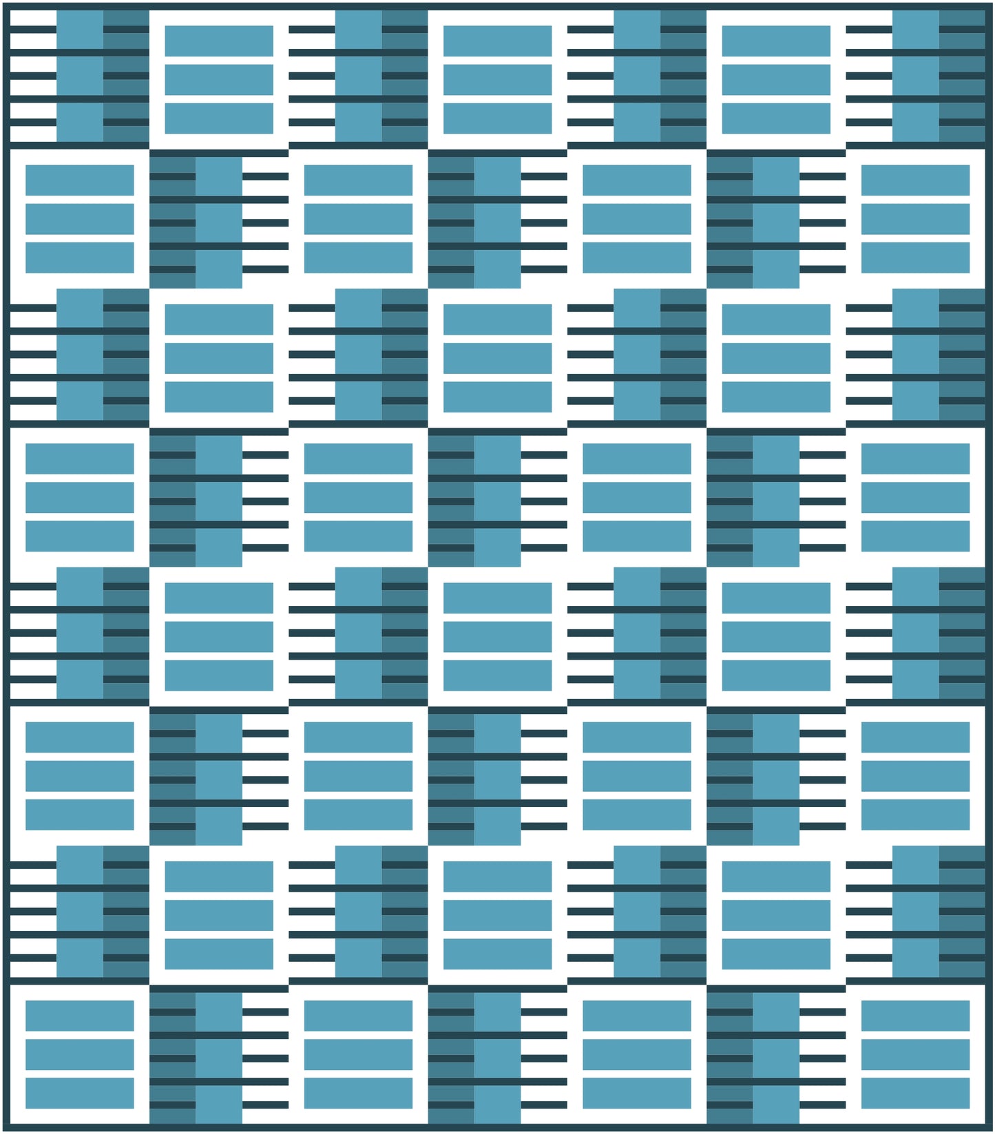 Linework Quilt Block Pattern