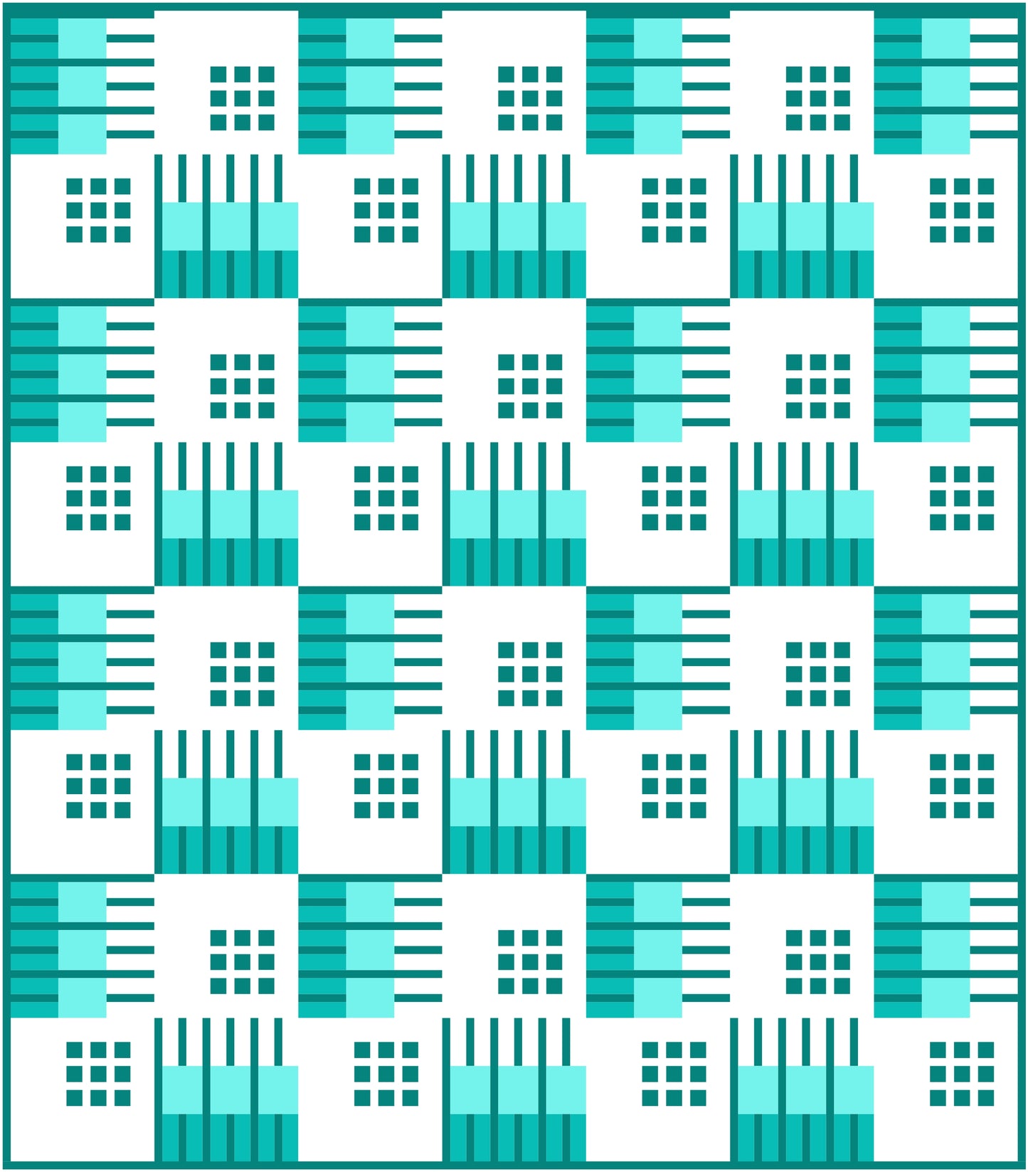 Linework Quilt Block Pattern