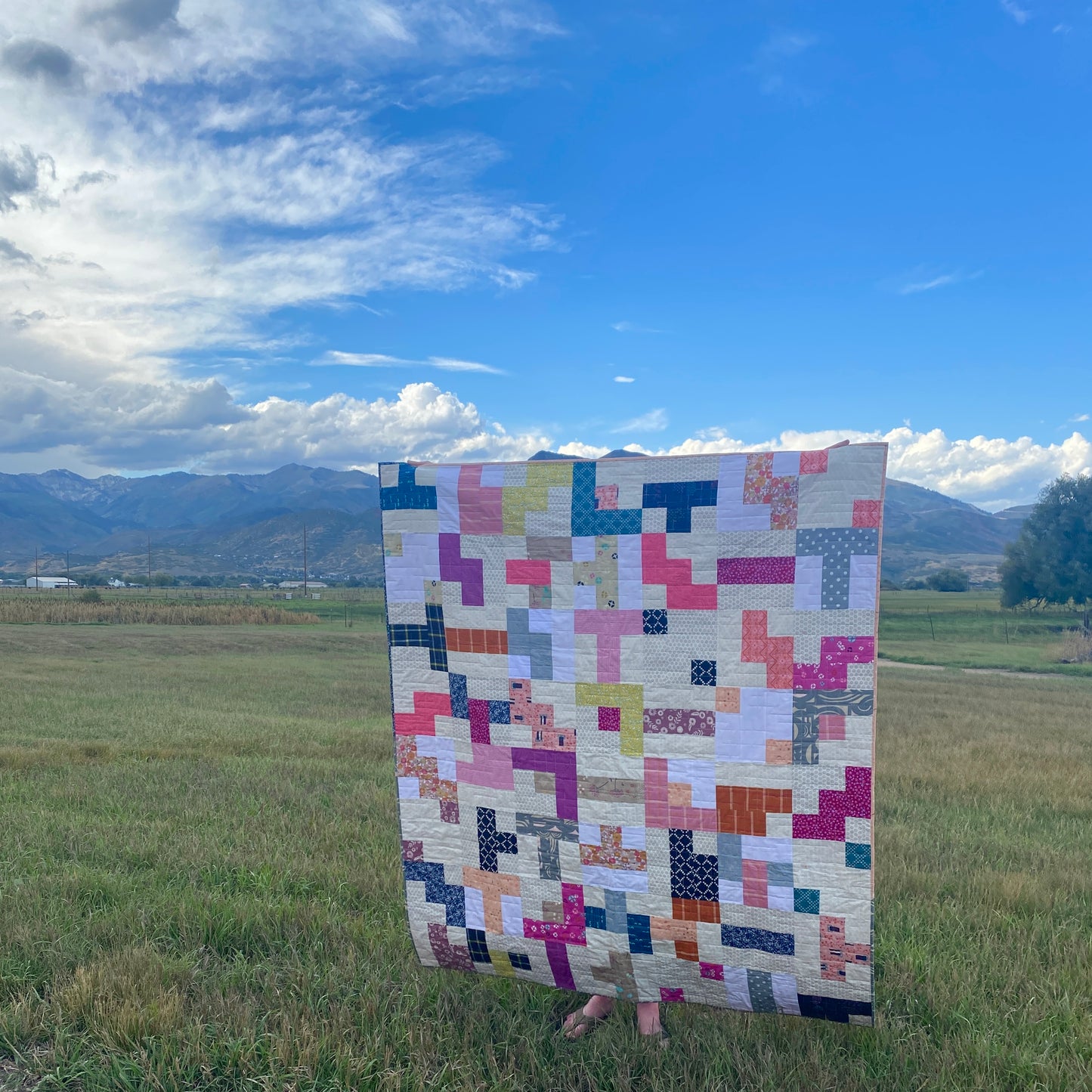 Amy Ellis's Modern Adventures Quilt Pattern featuring scalable blocks for diverse layouts