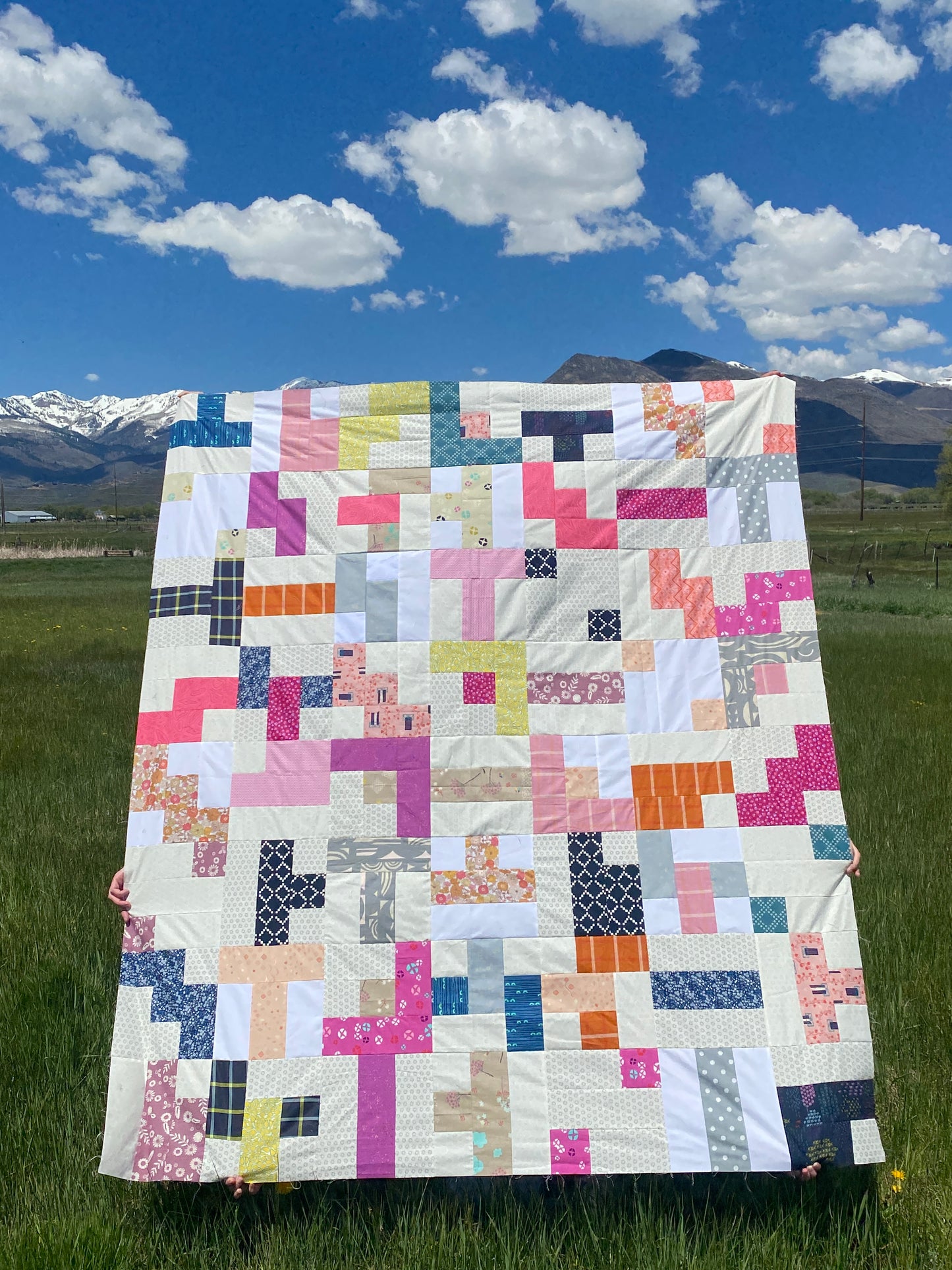Amy Ellis's Modern Adventures Quilt Pattern featuring scalable blocks for diverse layouts