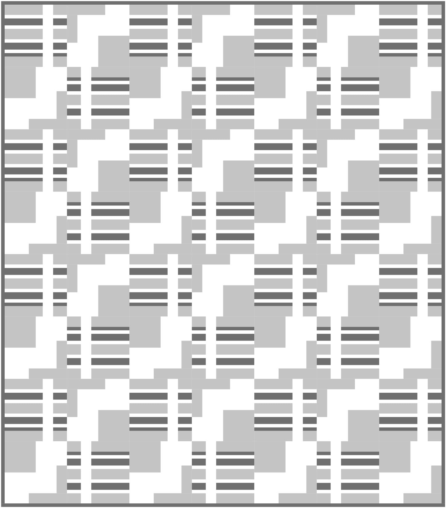 Network Quilt Block Pattern
