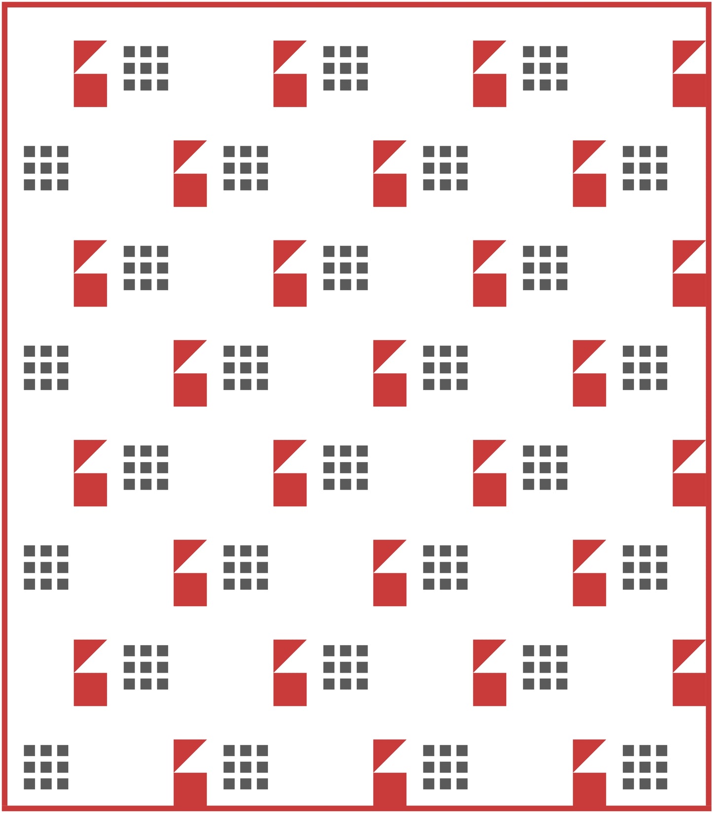 Open Wide Quilt Block Pattern