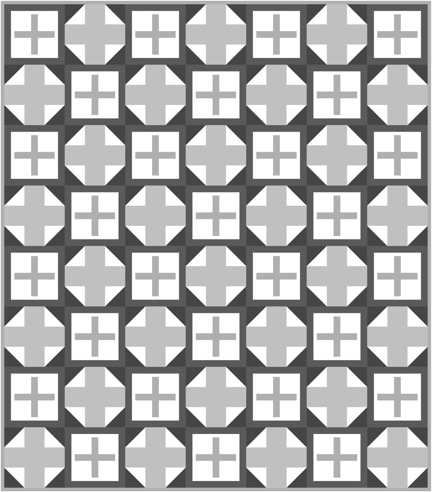 Positive Quilt Block Pattern