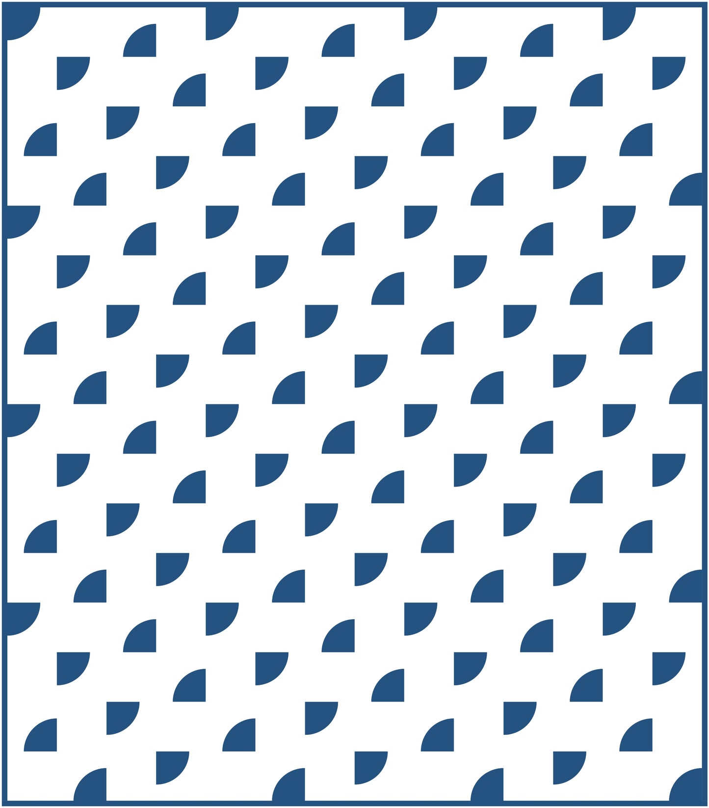 Quarter Quilt Block Pattern