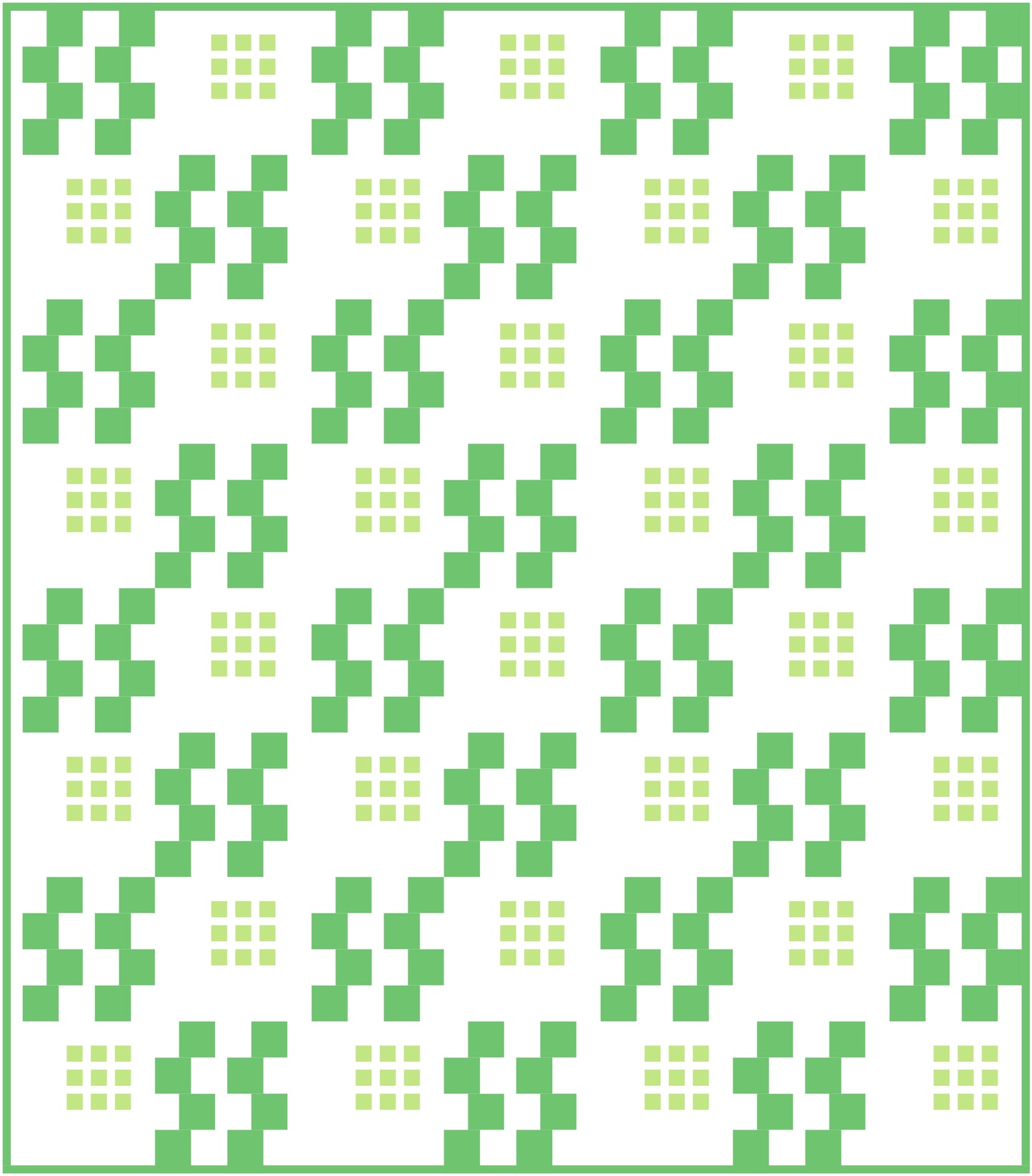 Ridges Quilt Block Pattern