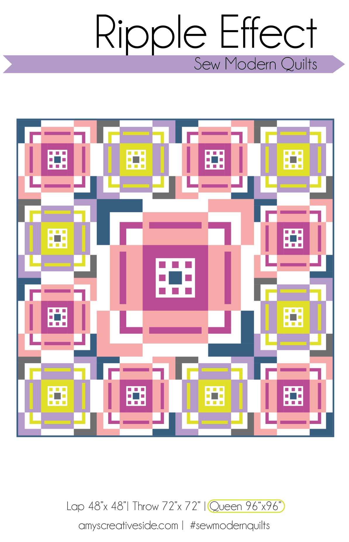 Amy Ellis's Ripple Effect Quilt Pattern symbolizing transformative design elements