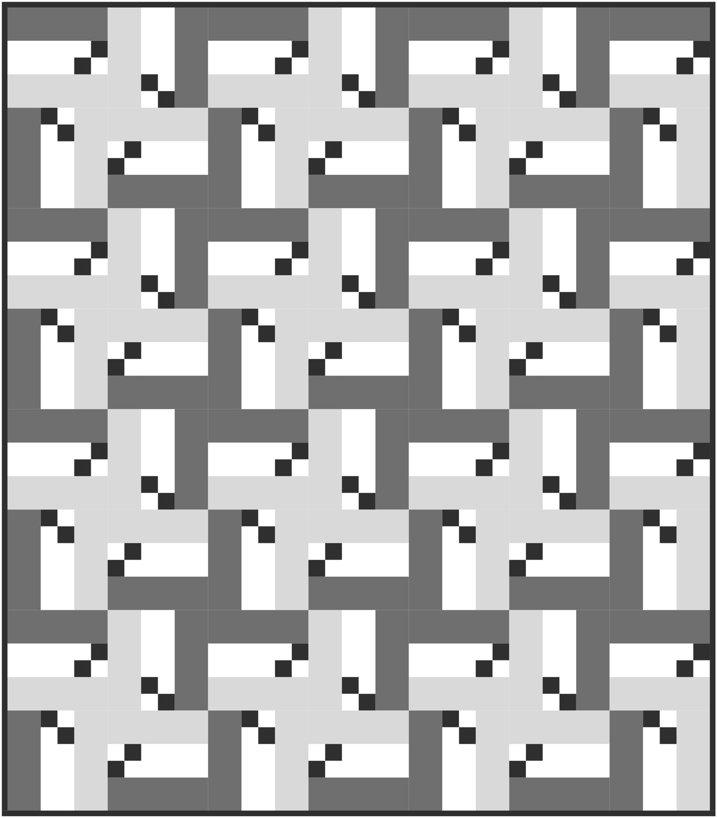 Shift Quilt Block Pattern