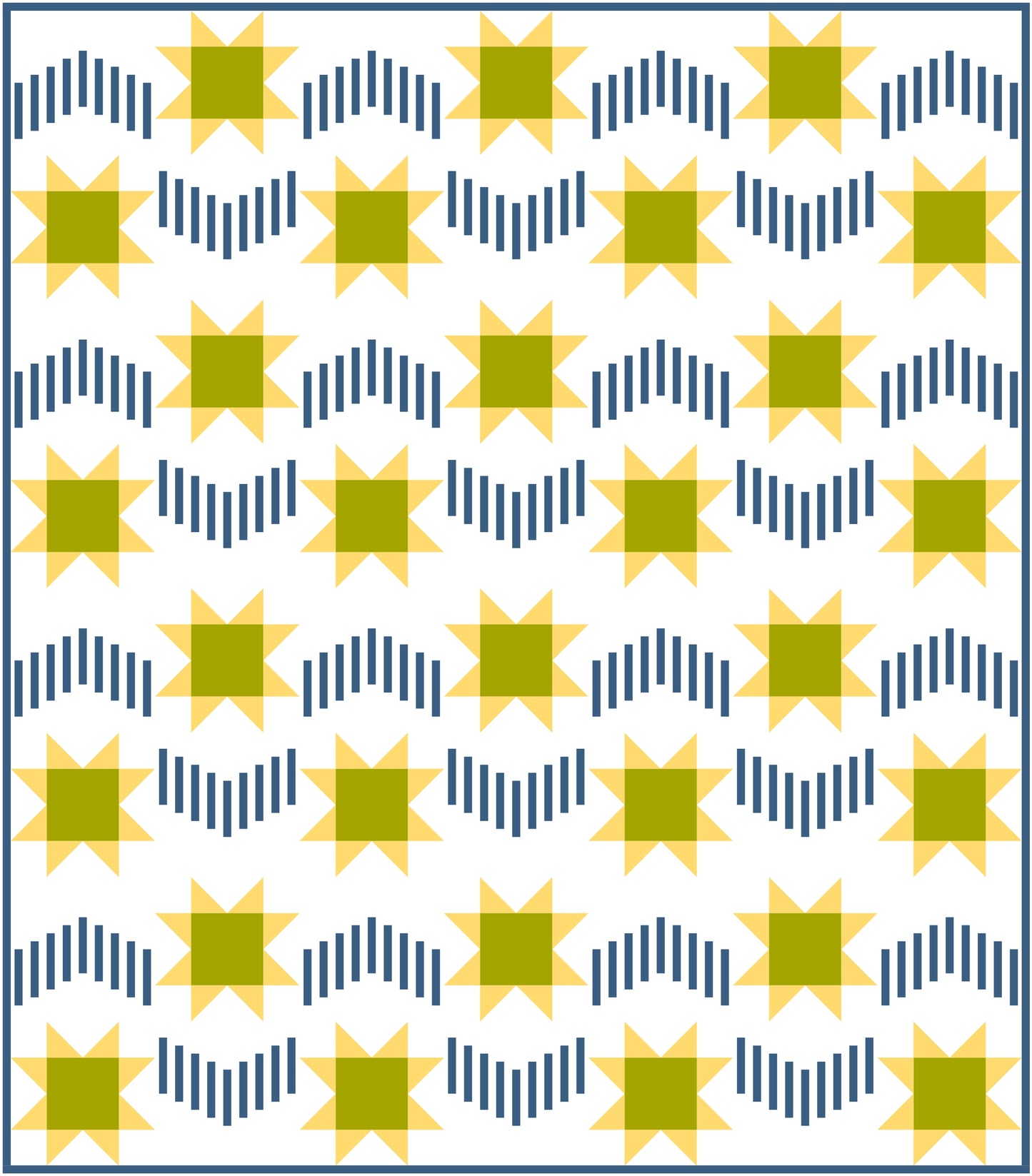 Sonar Quilt Block Pattern