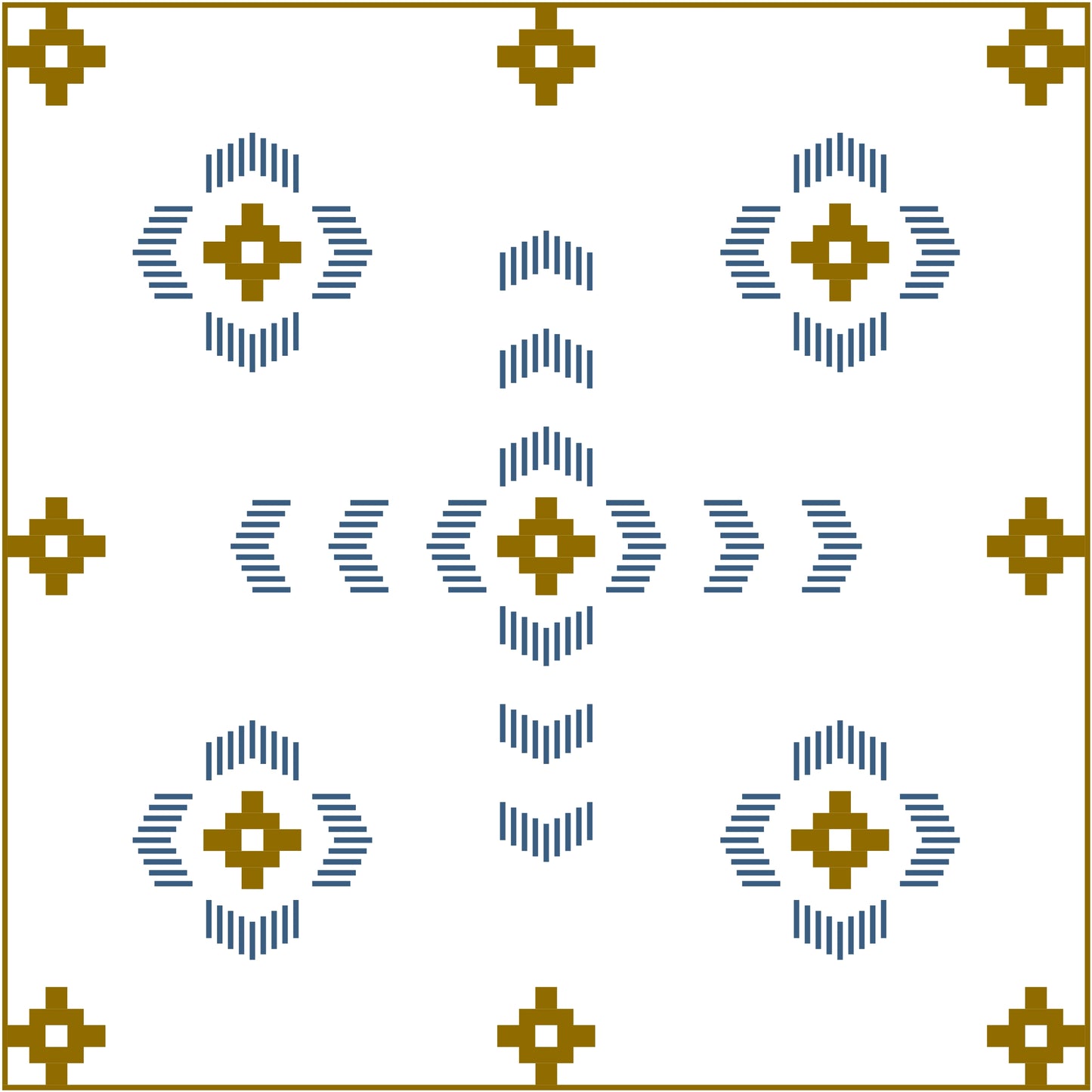 Sonar Quilt Block Pattern