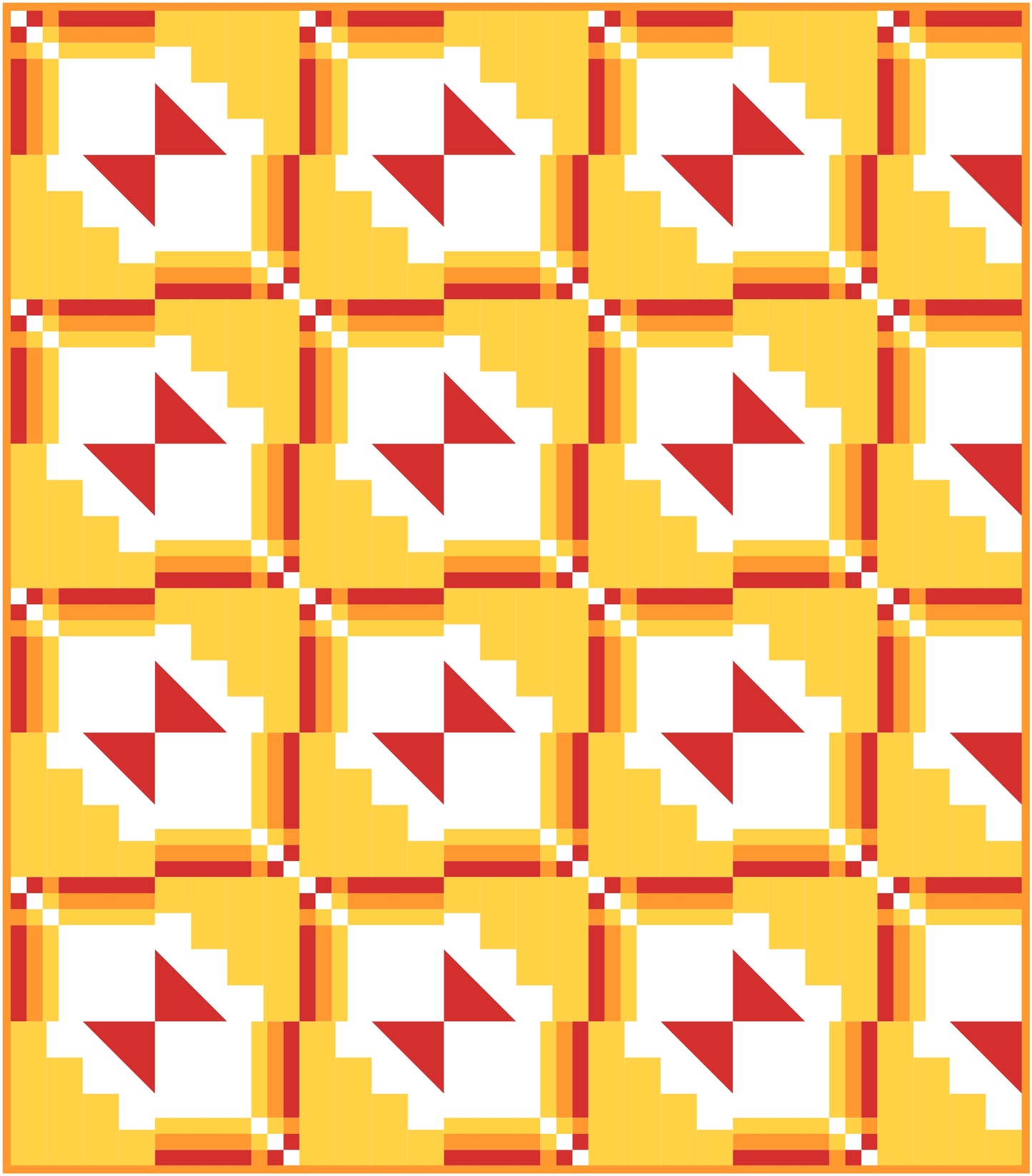 Spectrum Quilt Block Pattern
