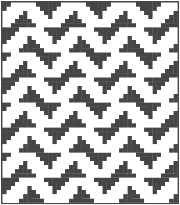 Staircase Quilt Block Pattern