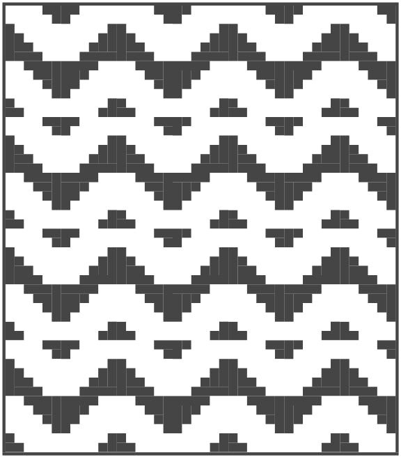 Staircase Quilt Block Pattern