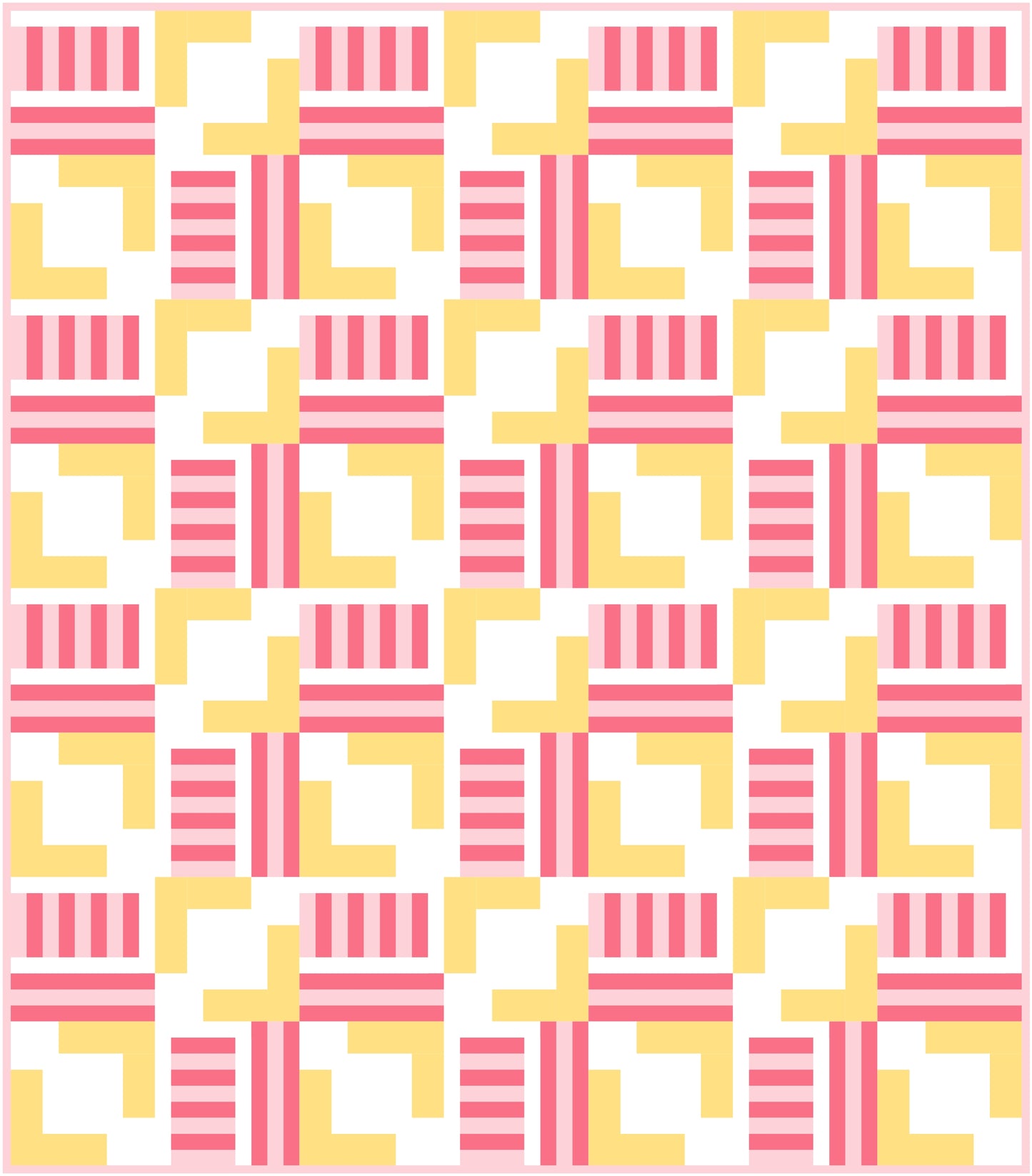 Stripes Quilt Block Pattern