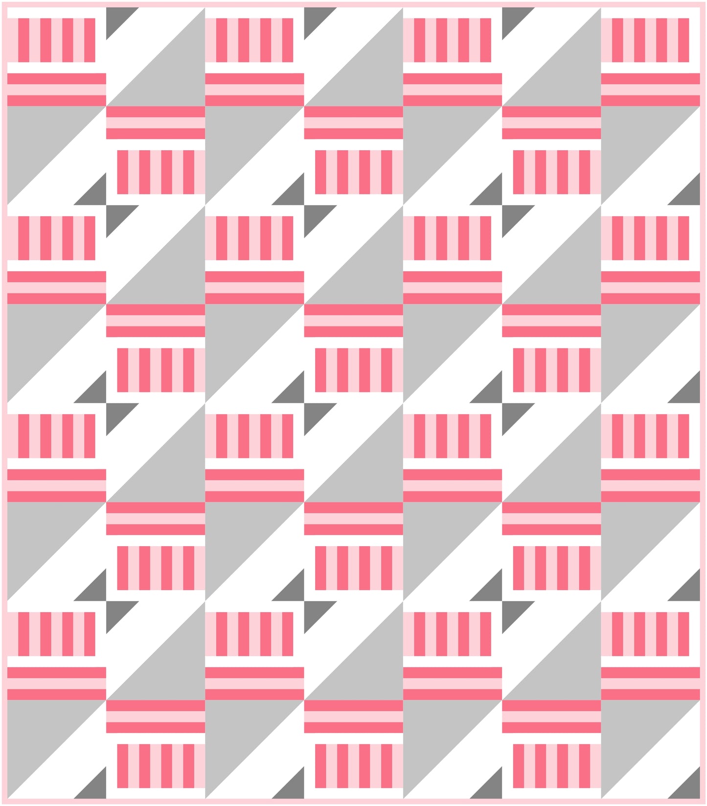 Stripes Quilt Block Pattern