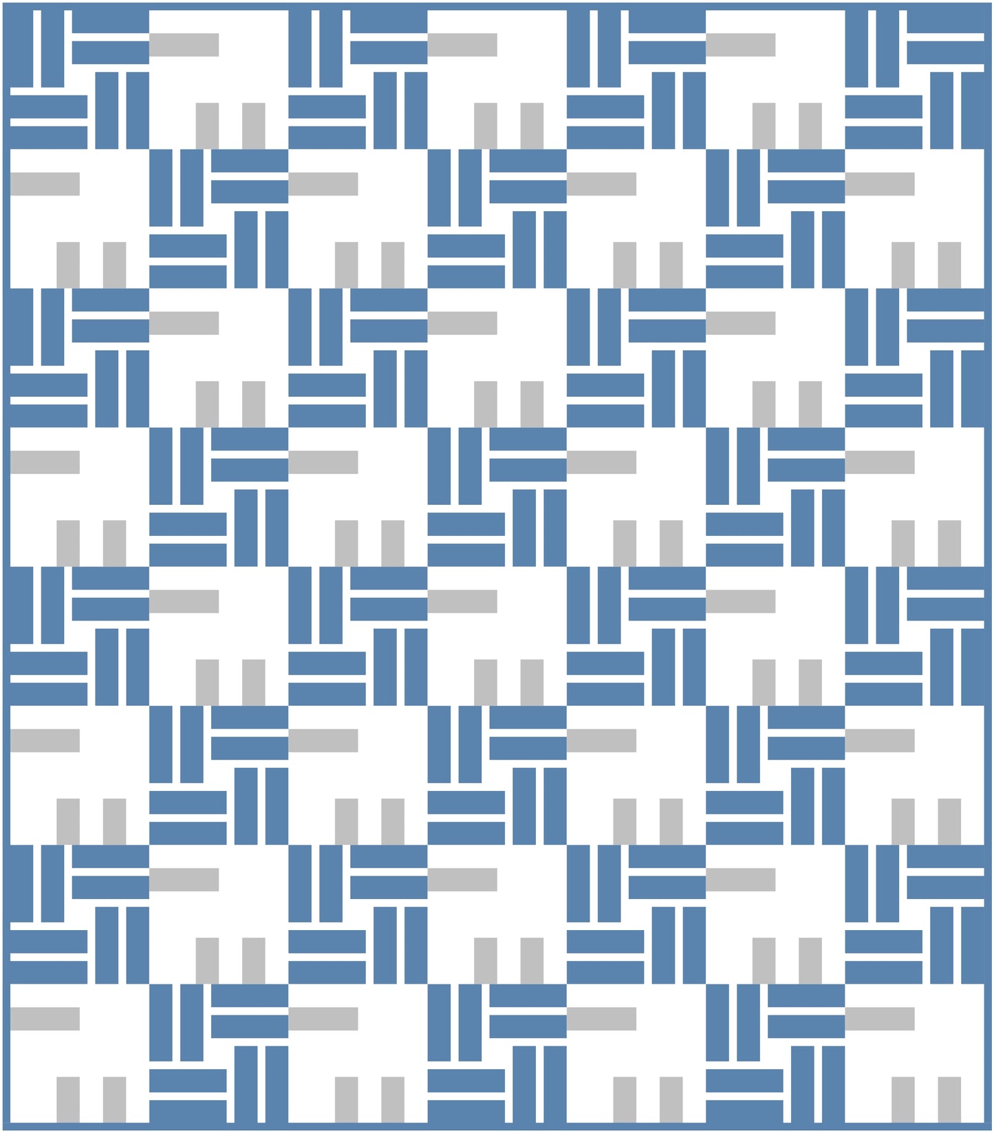 Tangle Quilt Block Pattern