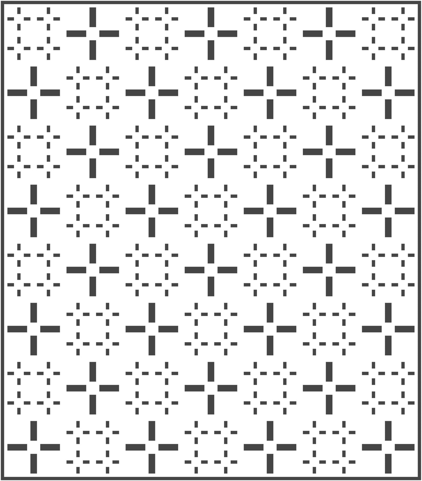 Tetrad Quilt Block Pattern