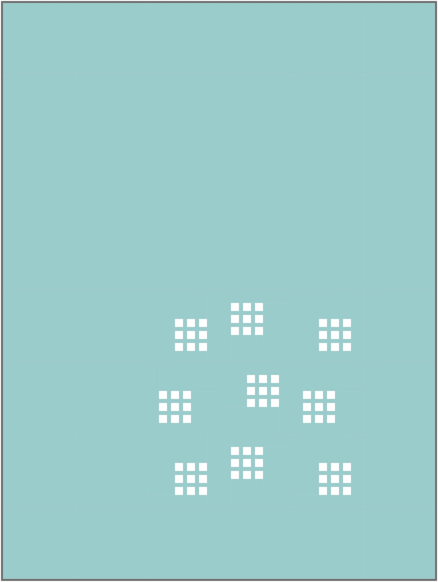 Three Squared Quilt Block Pattern