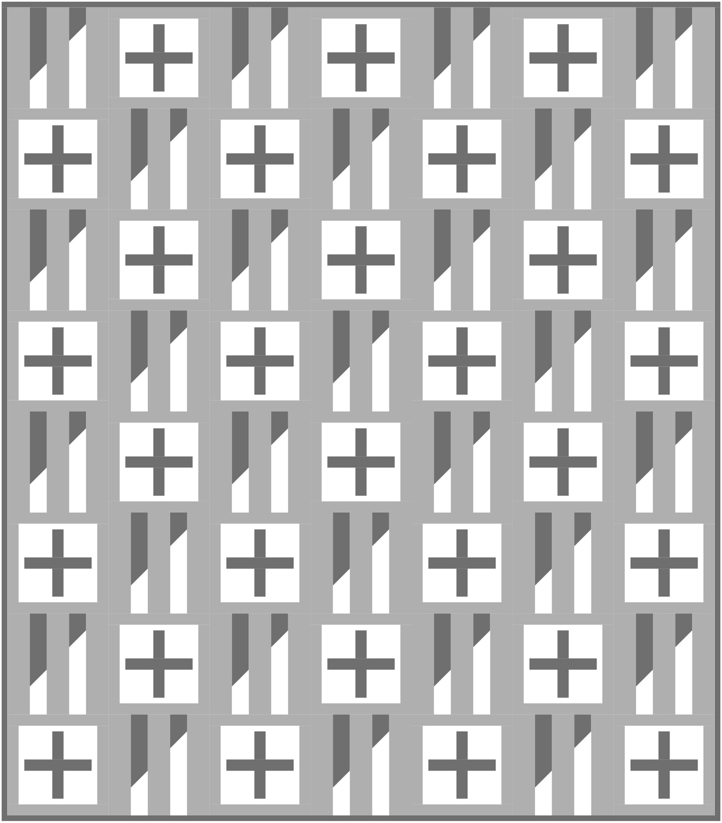 Tilted Quilt Block Pattern