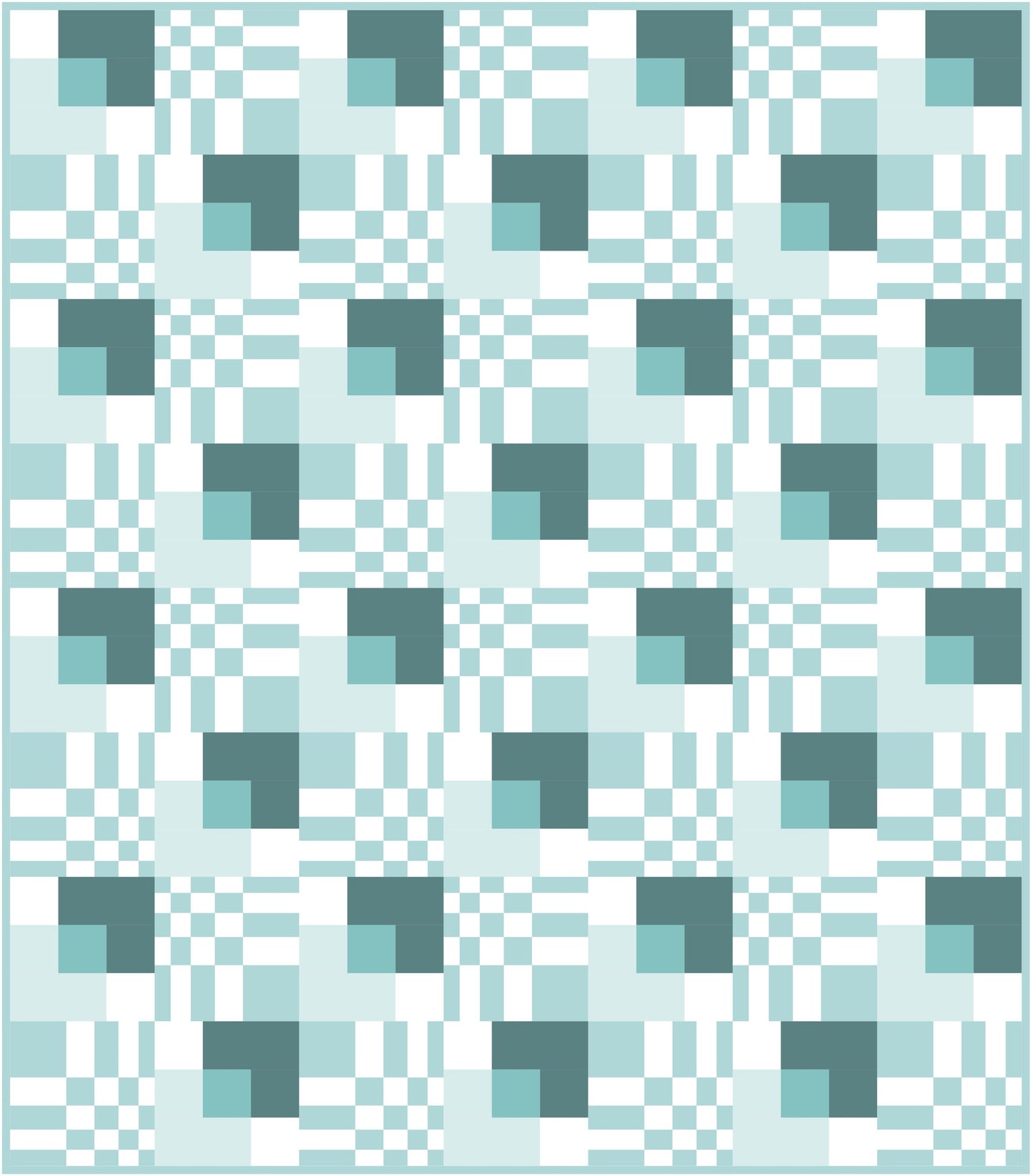 Undercurrent Quilt Block Pattern