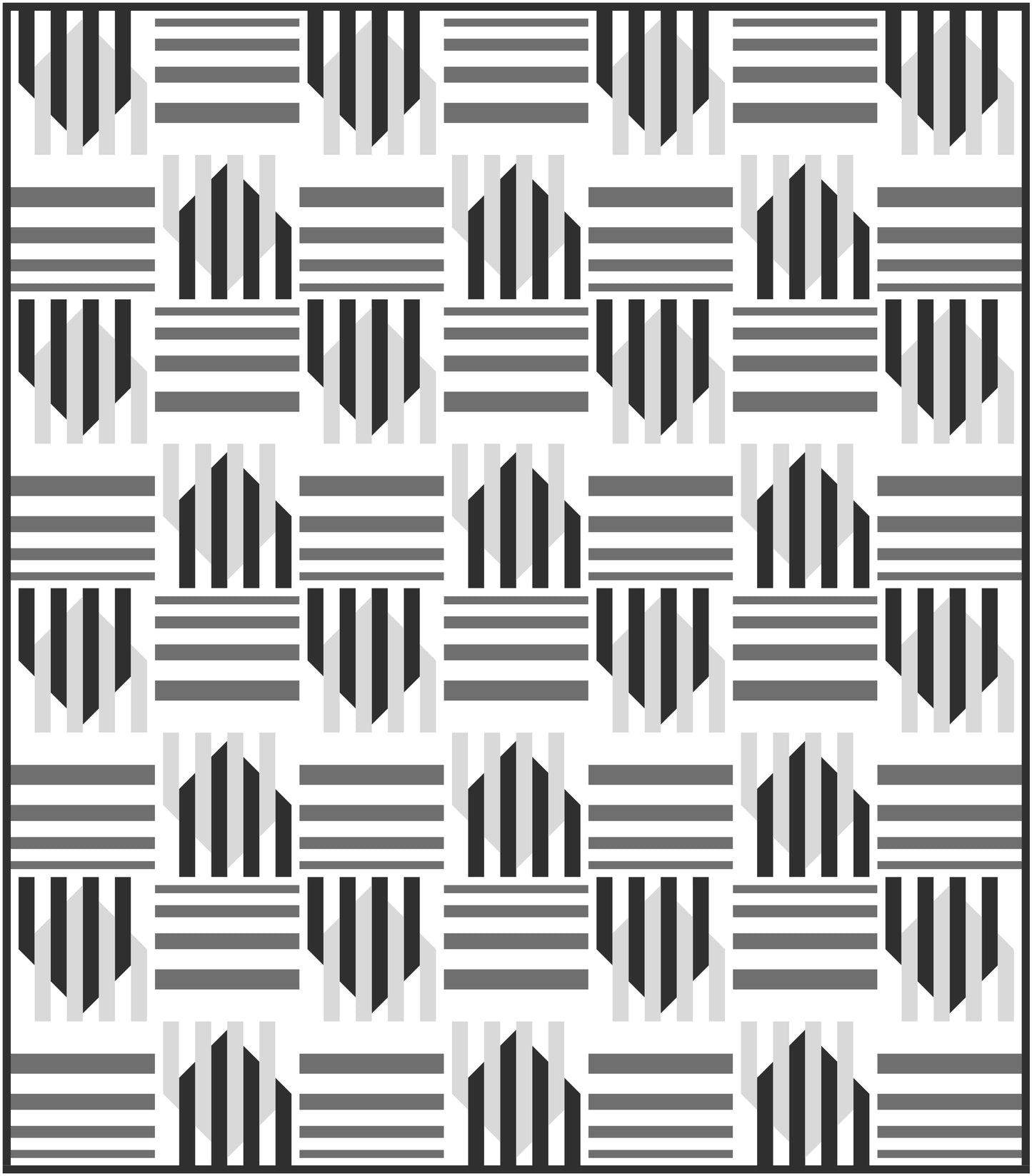 Woven Quilt Block Pattern