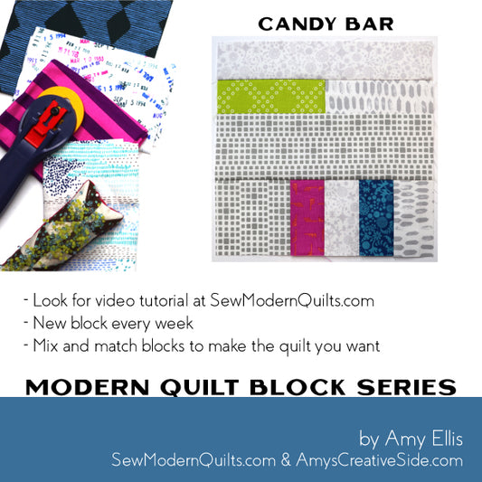 Candy Bar Quilt Block Pattern
