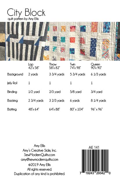 City Block PDF Quilt Pattern