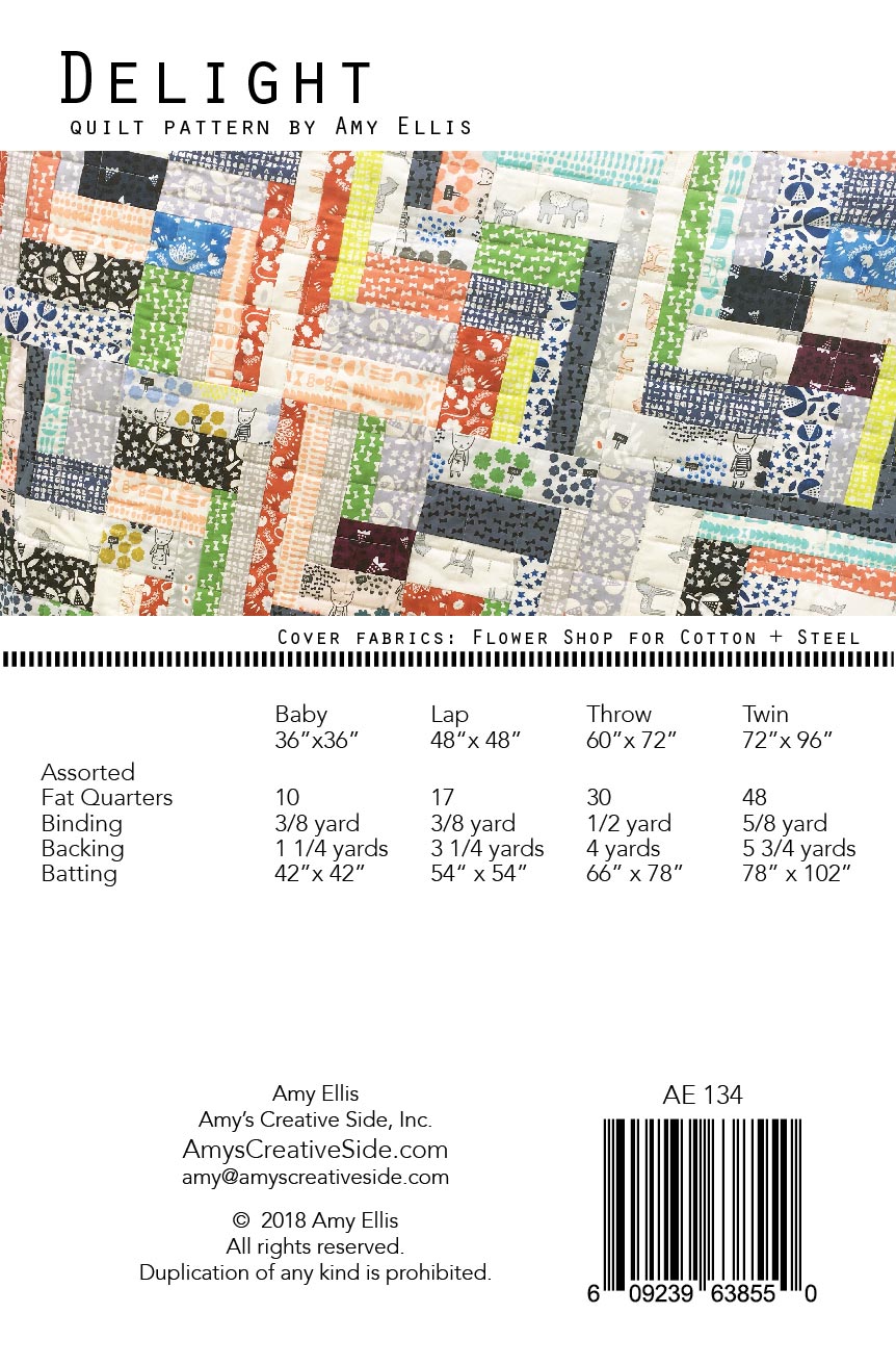 Amy Ellis PDF pattern bundle for stash-friendly quilting